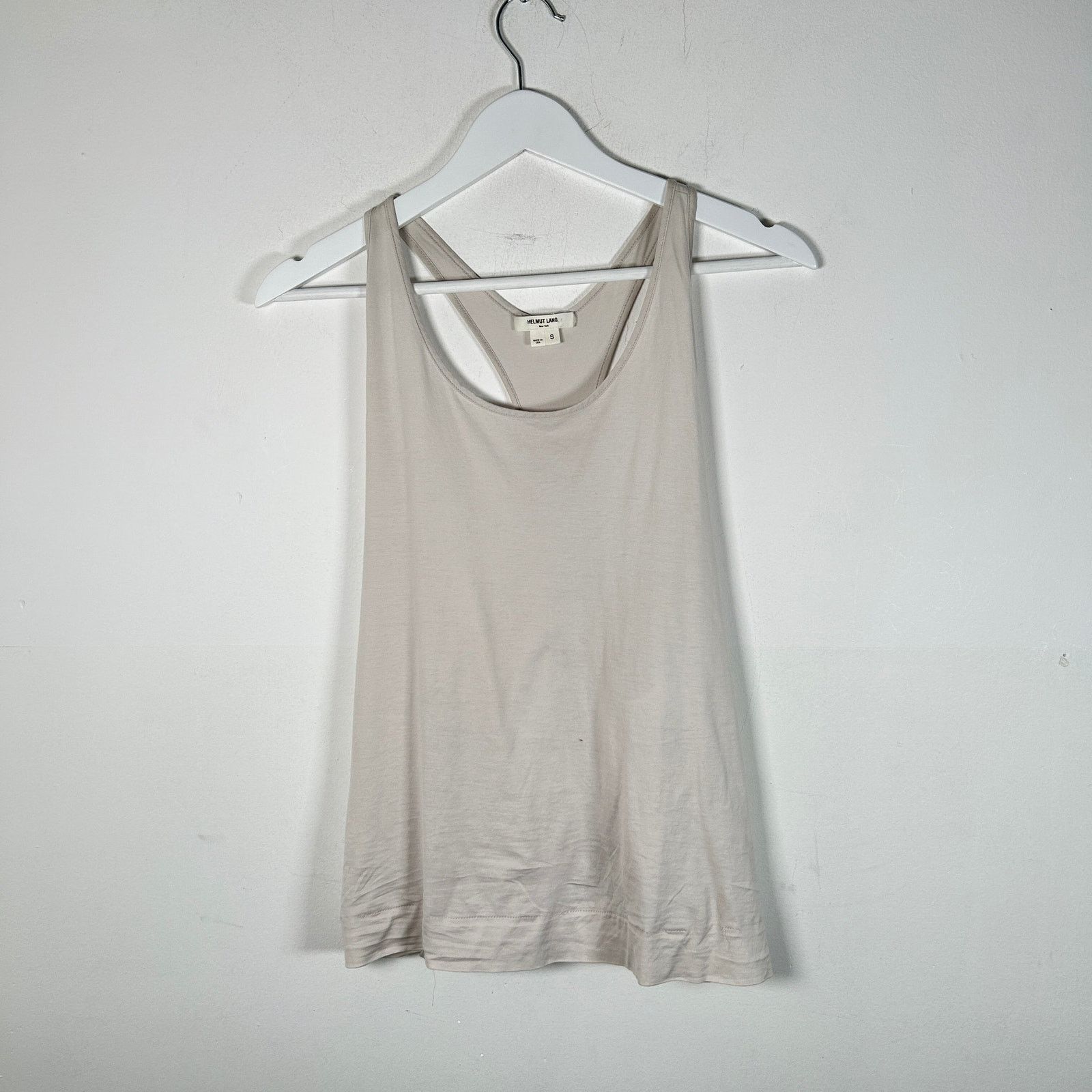 Helmut Lang Helmut Lang White Tank Top Size S Size US S / EU 44-46 / 1 - 1 Thumbnail