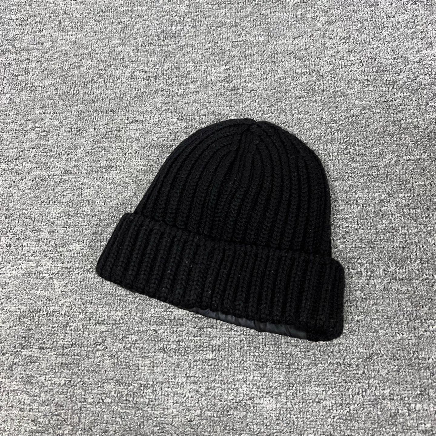 Prada Prada Tri Logo Nylon Panel Beanie S 99 New Unisex Size ONE SIZE - 3 Thumbnail