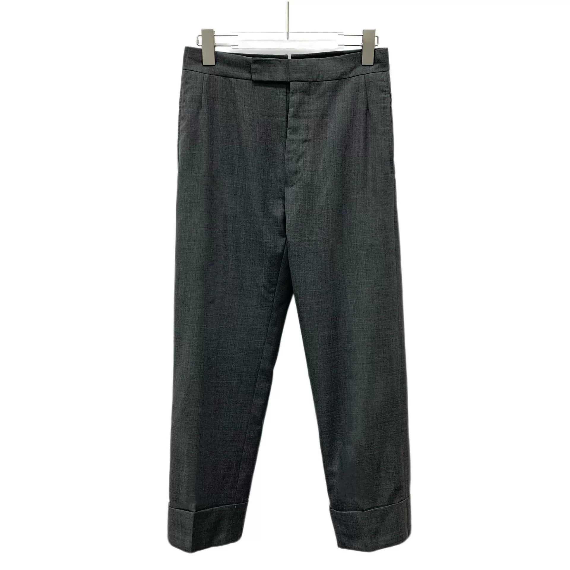 Thom Browne Thom Browne Wool Cuffed Trousers Size 32 Size US 32 / EU 48 - 1 Thumbnail
