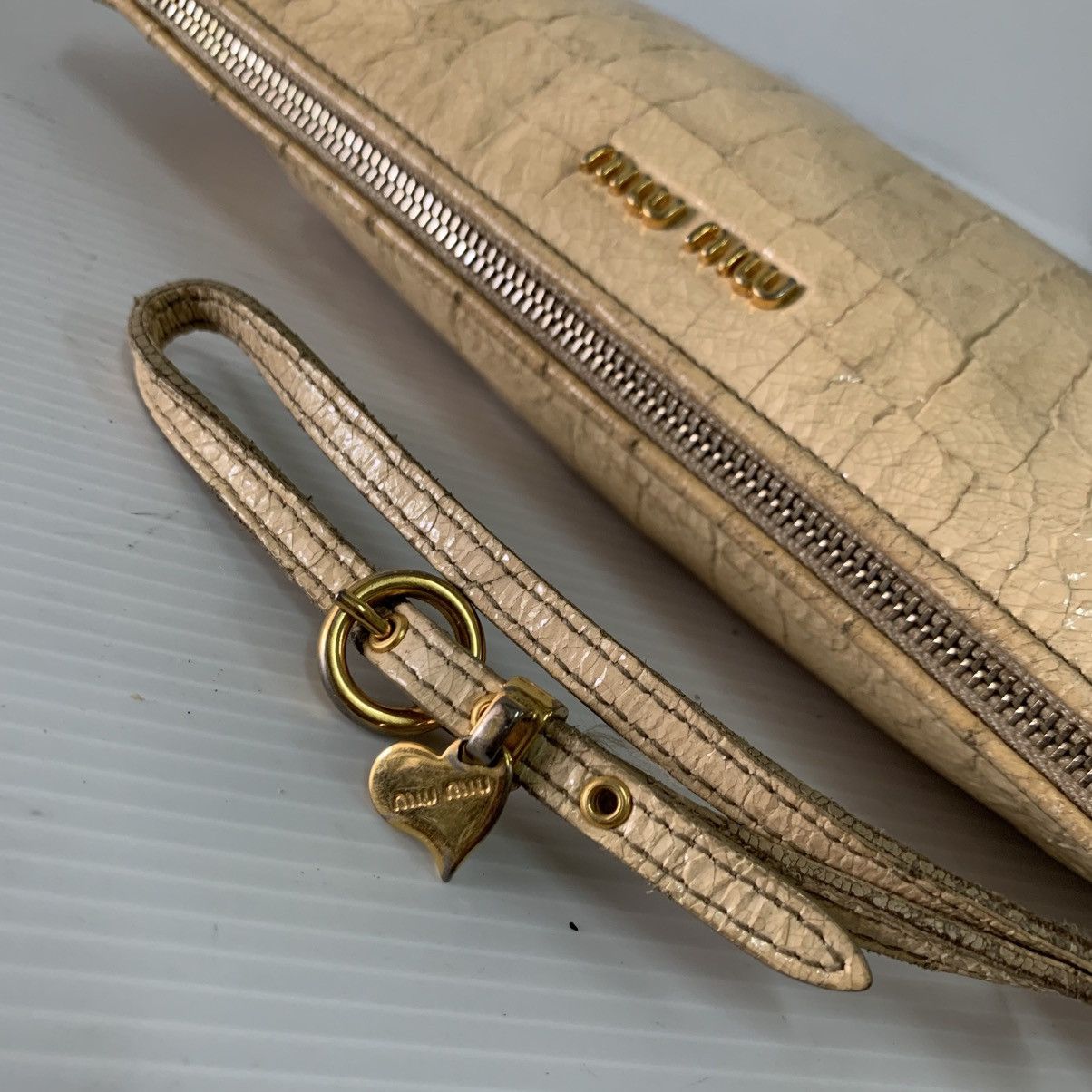Miu Miu Miu Miu Leather Clutch Bag Size ONE SIZE - 6 Thumbnail