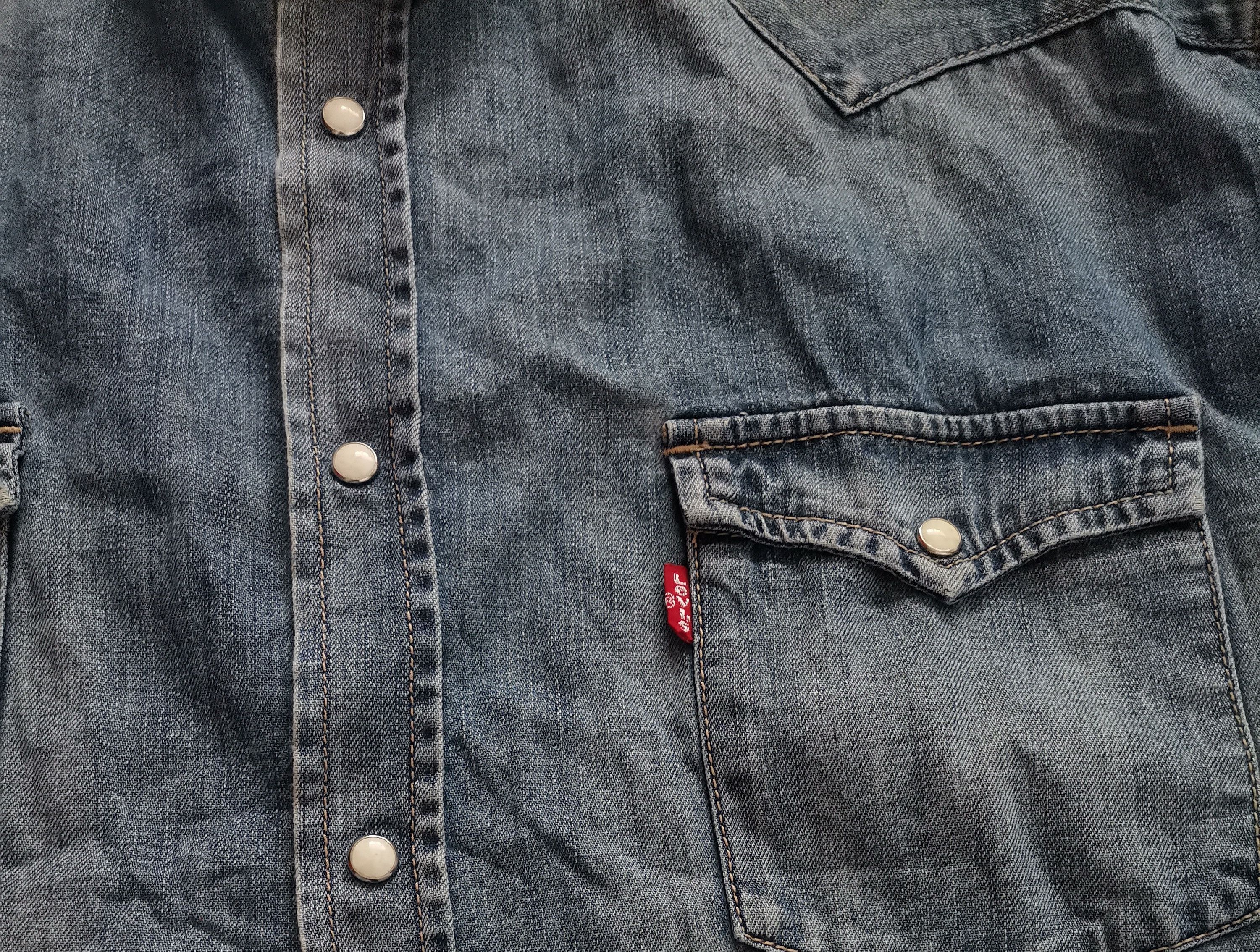 Levi's Vintage Levi's Denim Shirt Size US XXL / EU 58 / 5 - 2 Thumbnail