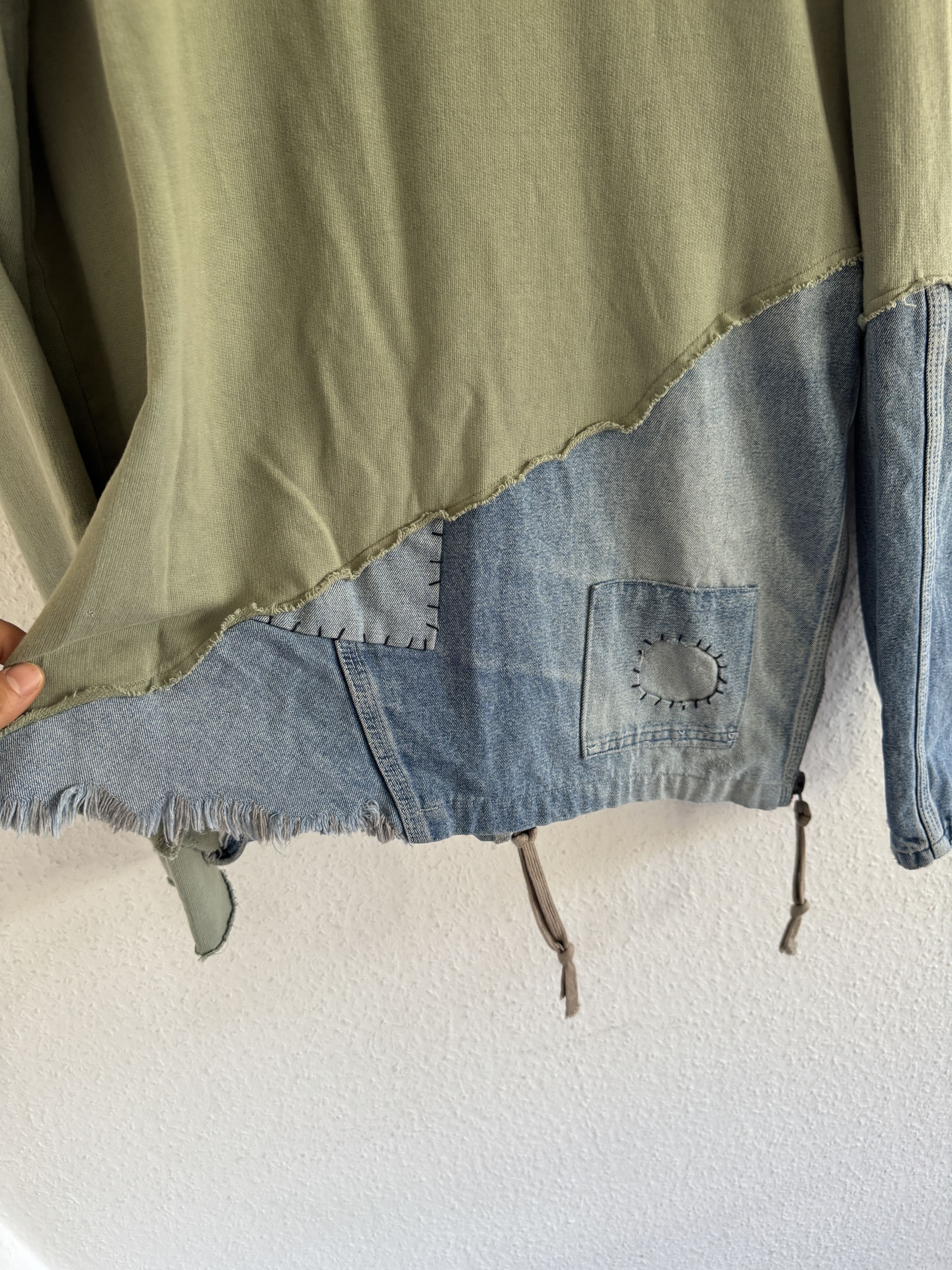 Greg Lauren Distressed Patchwork Hoodie Size US XL / EU 56 / 4 - 23 Thumbnail