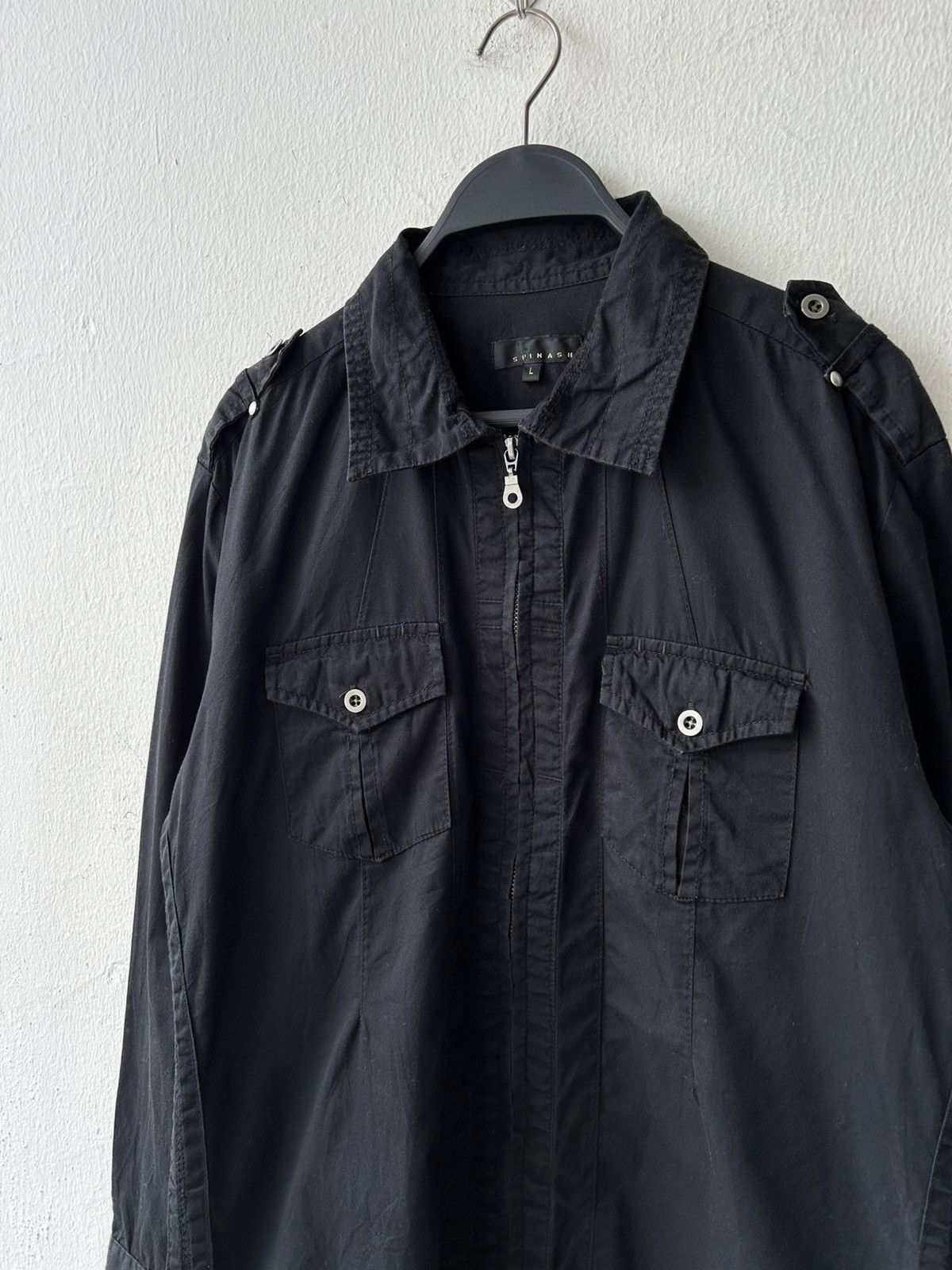 If Six Was Nine All Black Bondage Punk Jacket Size US L / EU 52-54 / 3 - 4 Thumbnail