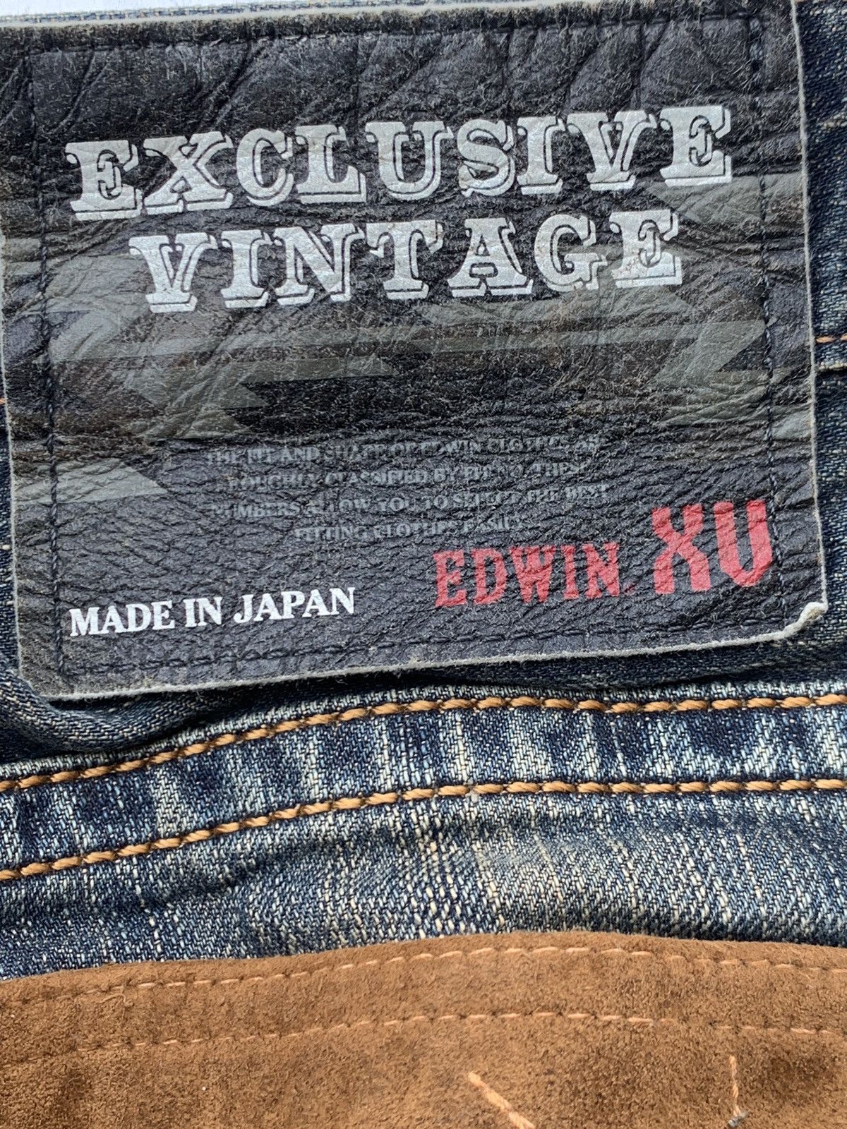 Edwin EDWIN NAVAJO DESIGN STYLE & RARE. ONLY IN JAPAN 🇯🇵 Size US 31 - 9 Thumbnail