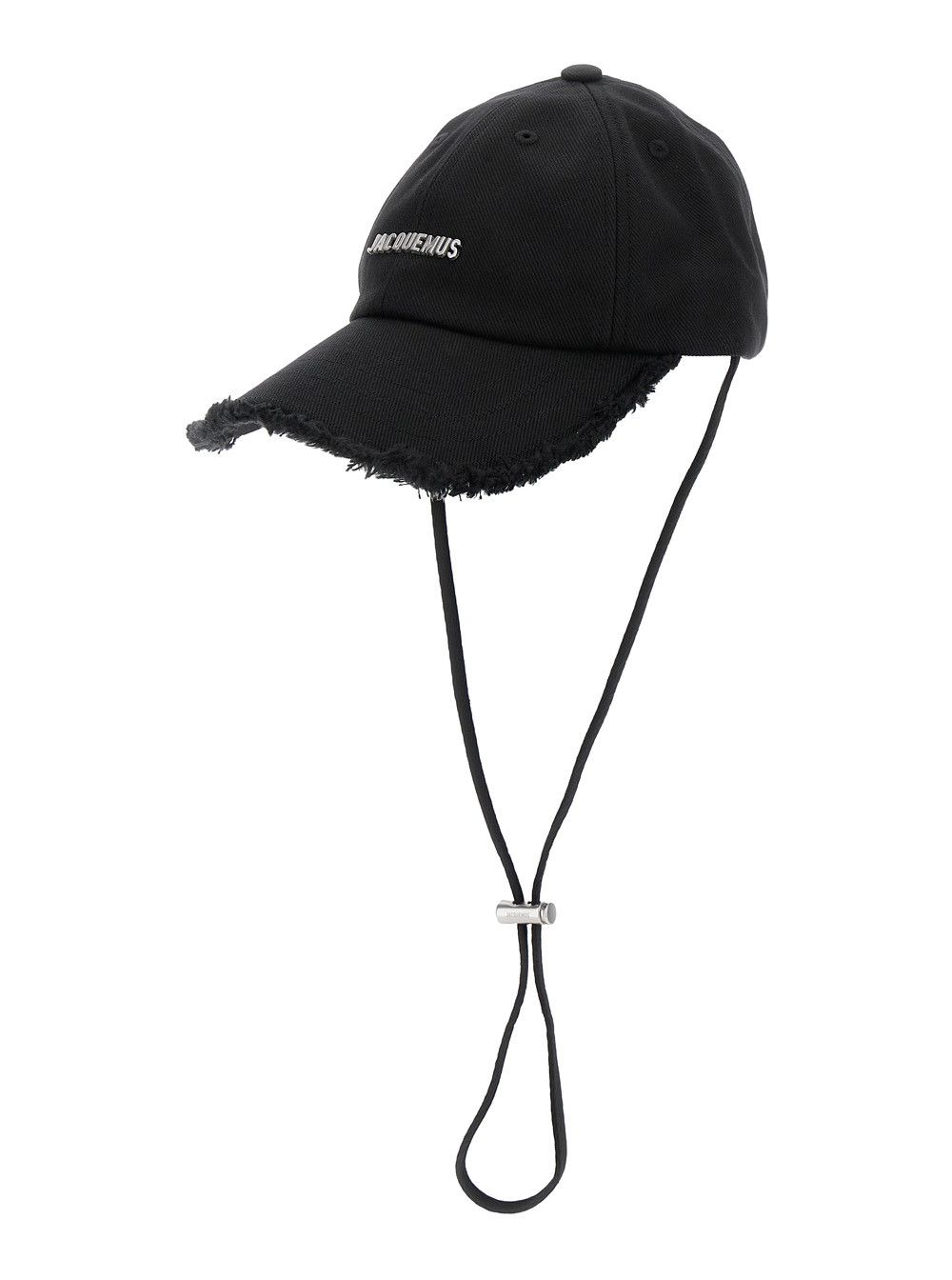 Jacquemus Black 'Le Casquette Artichaut' Hat with Drawstring In Cotton for Men Size ONE SIZE - 1 Thumbnail
