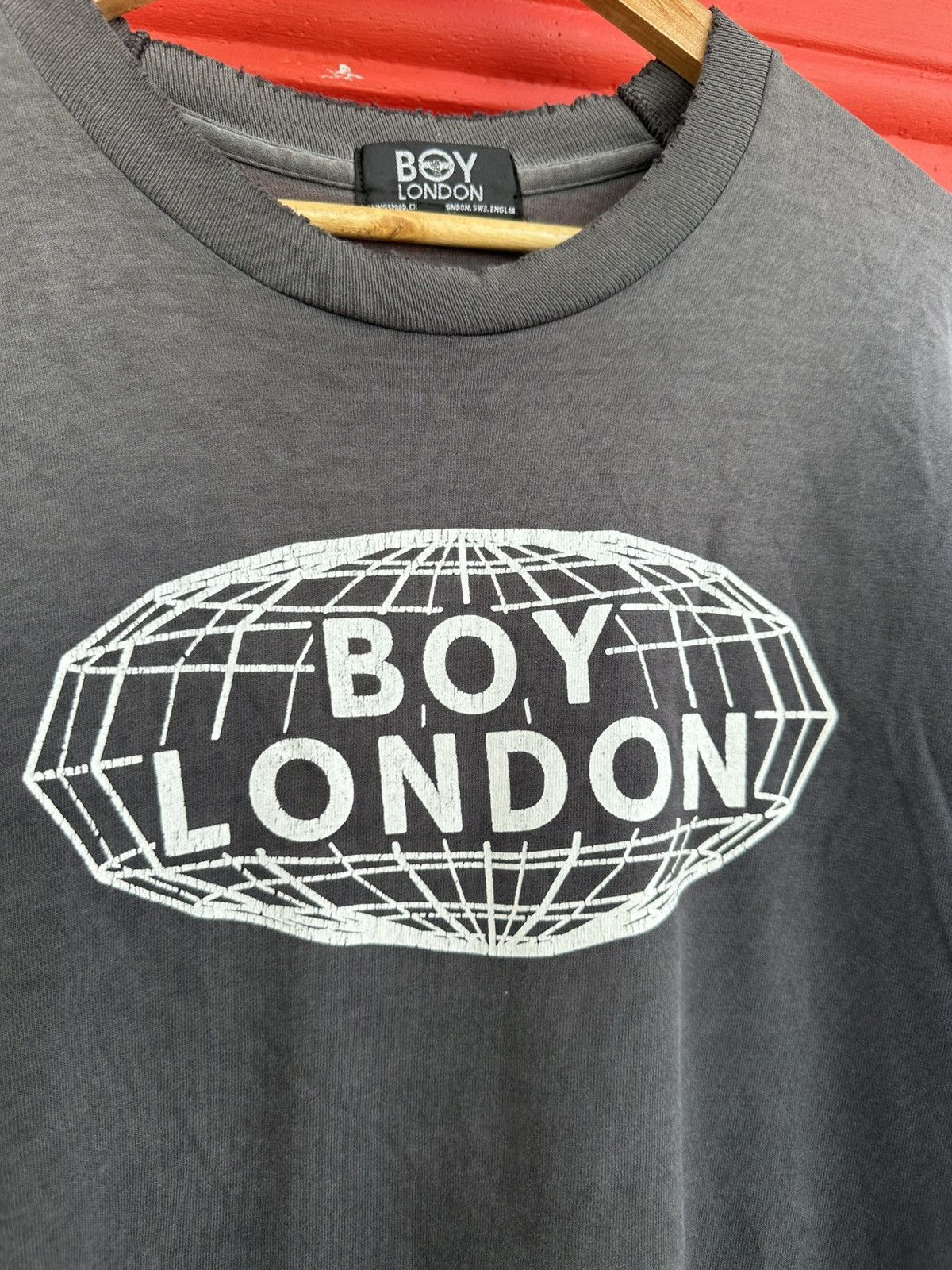 Boy London Distressed Vintage 90s Boy London LS Tee Size US M / EU 48-50 / 2 - 3 Thumbnail