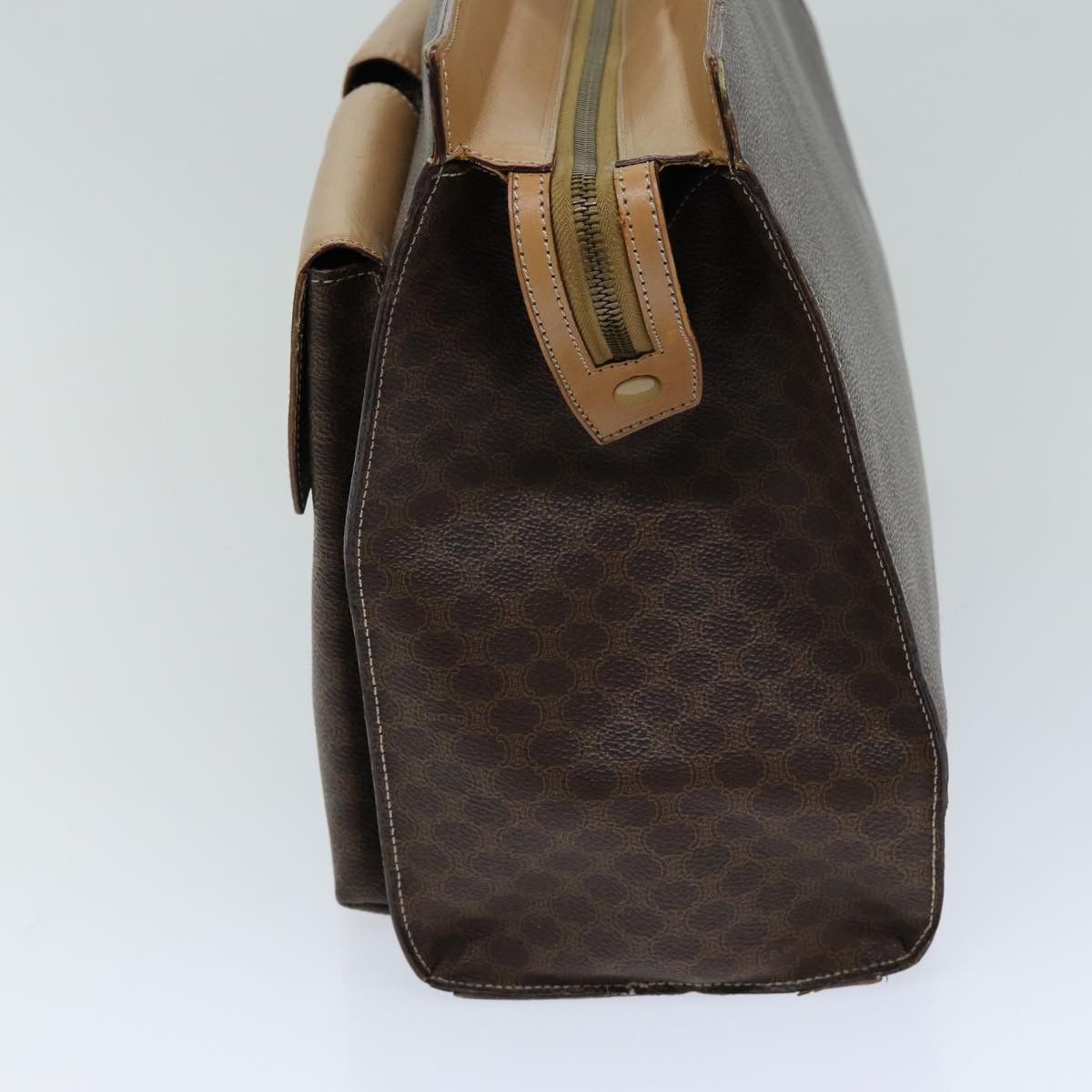 Celine CELINE Macadam Canvas Tote Bag Pvc Brown Size ONE SIZE - 3 Thumbnail