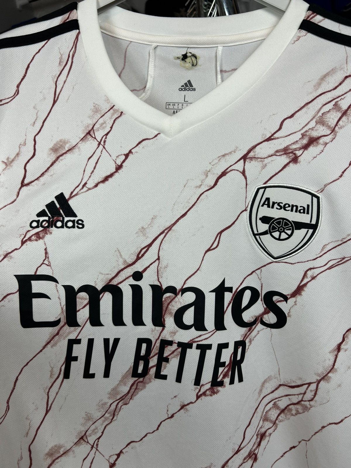 Adidas Soccer Jersey Adidas Arsenal 2020/21 Aubameyang #14 Size US L / EU 52-54 / 3 - 4 Thumbnail