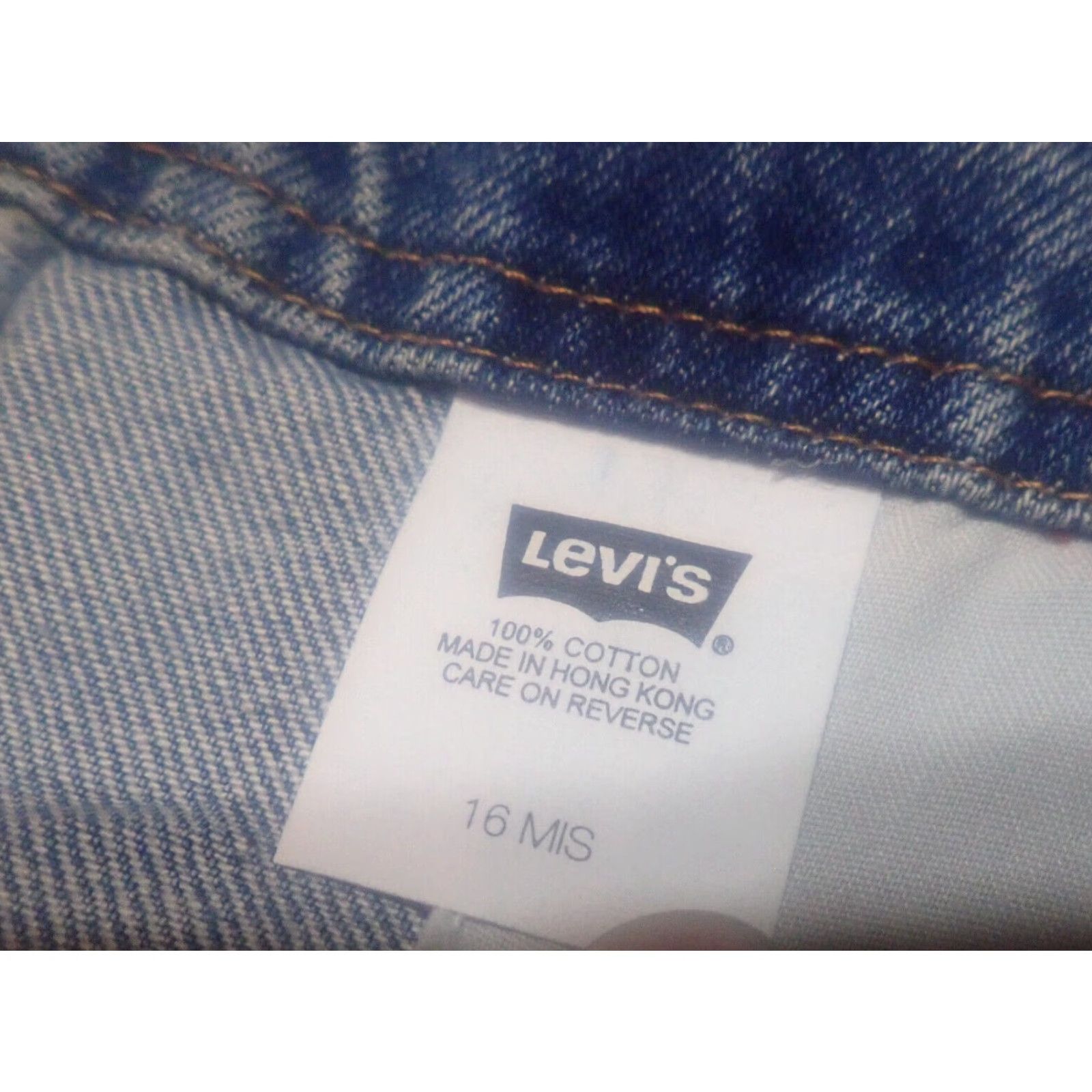 Levi's Vintage Levi's High Rise Buckle Cinch Denim Shorts Size 16 Women 36" Waist 90s Blue Jeans Size 36" / US 14 / IT 50 - 4 Thumbnail
