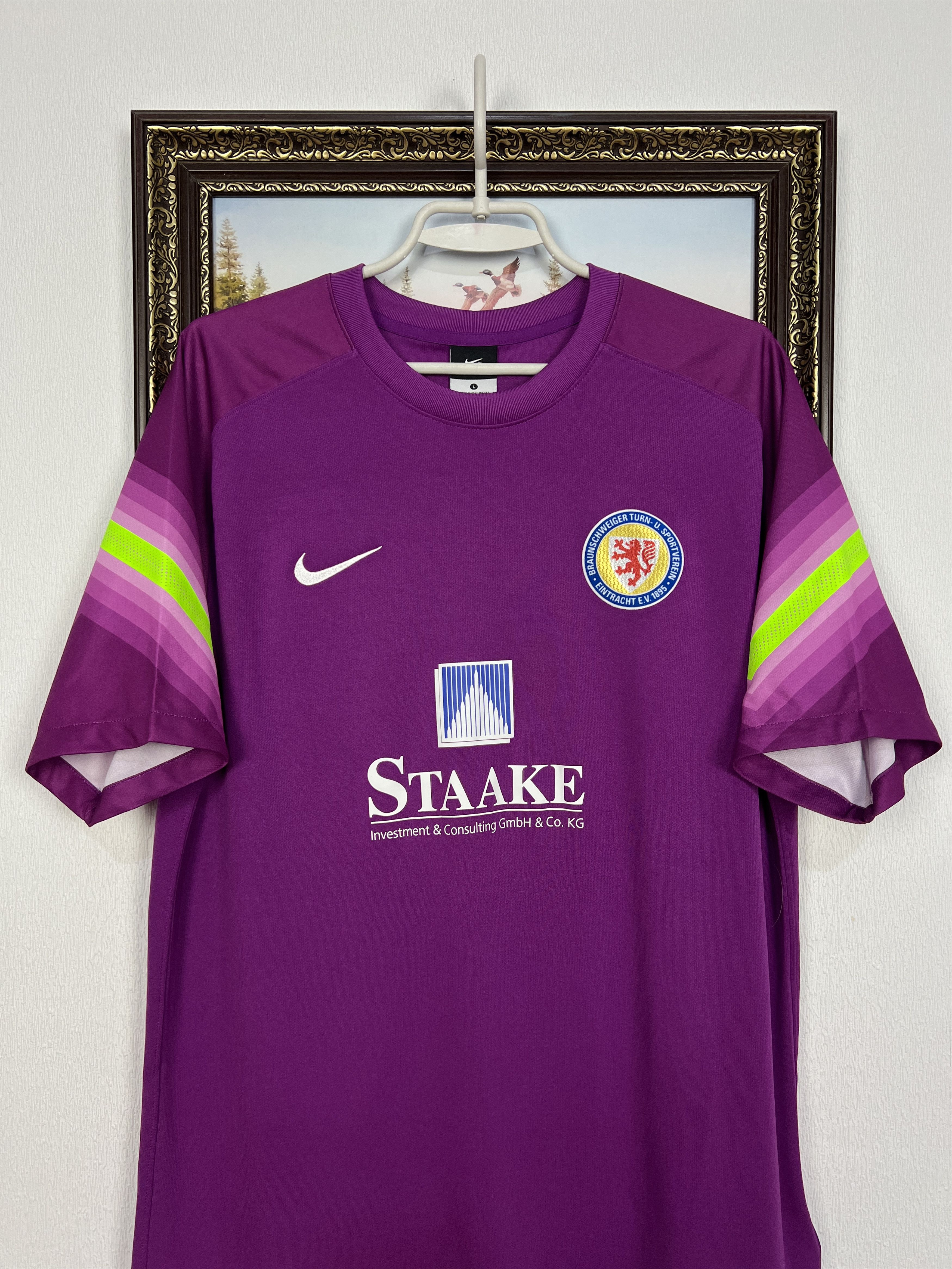 Nike Eintracht Braunschweig Football Shirt Soccer Nike Jersey Size US L / EU 52-54 / 3 - 2 Thumbnail