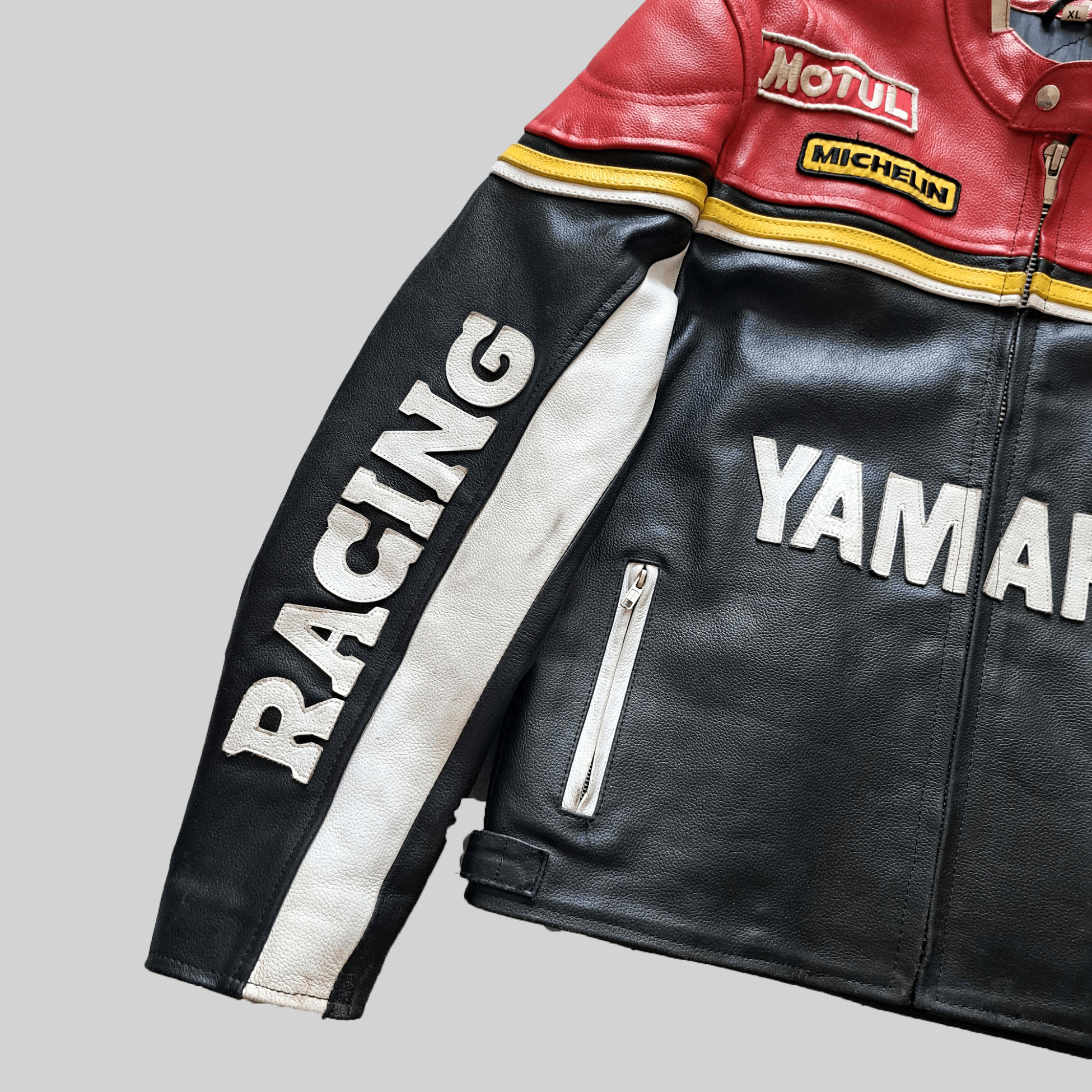 Yamaha 🖤 Yamaha❤️ Leather Jacket 90s Motorcycle Jacket Size US M / EU 48-50 / 2 - 4 Thumbnail