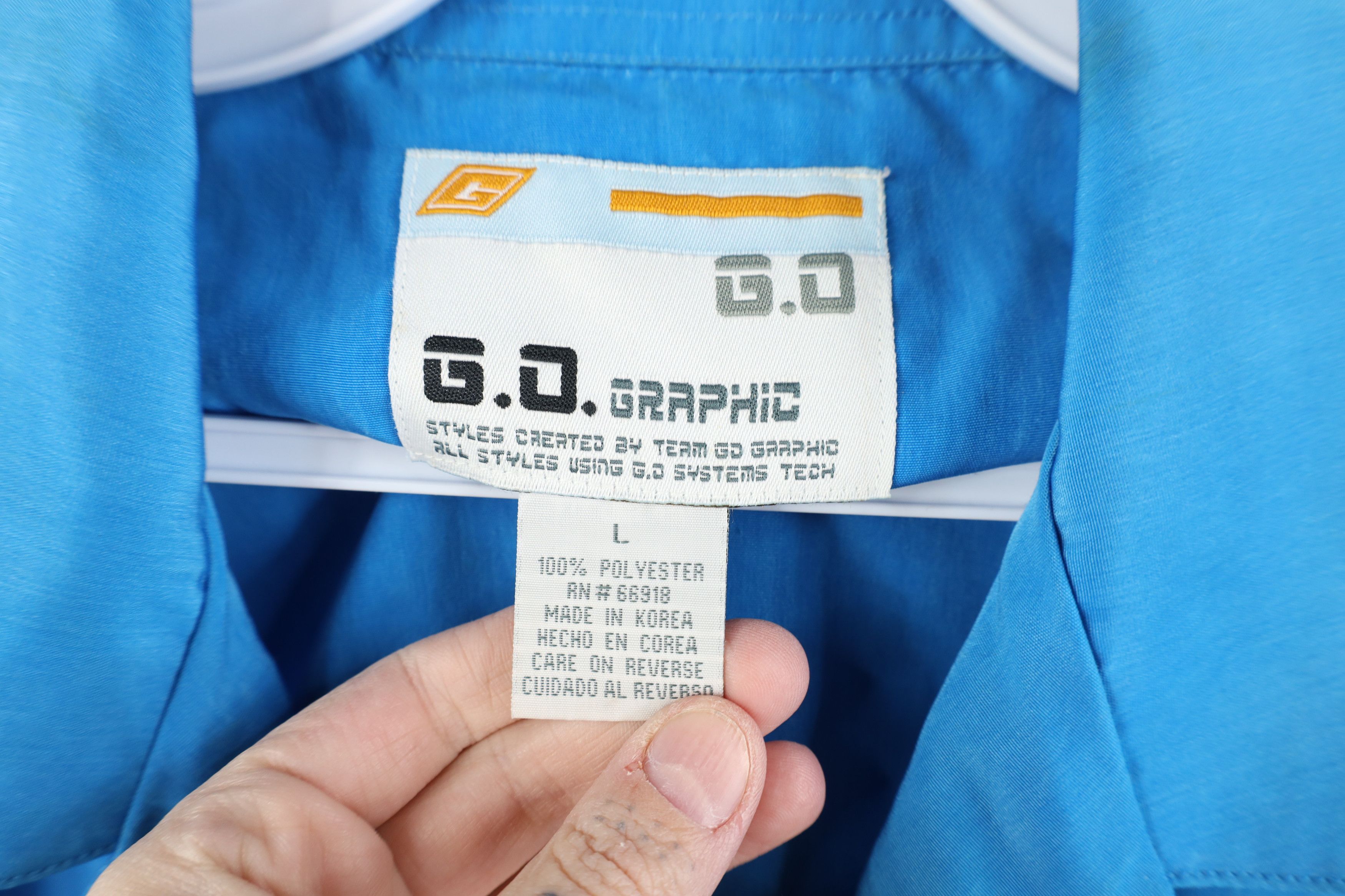 Vintage Vintage 90s Y2K Streetwear Short Sleeve Collared Shirt Size US L / EU 52-54 / 3 - 9 Thumbnail