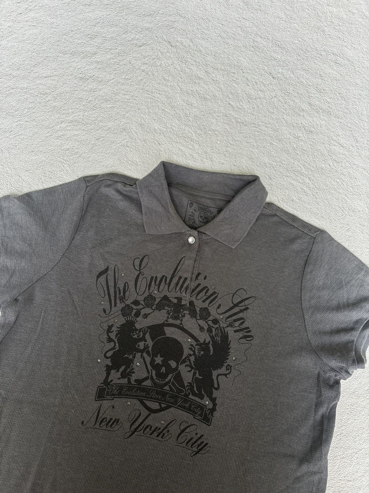 Hysteric Glamour Y2k the evolution store ifsixwasnine punk style polo shirt Size XL / US 12-14 / IT 48-50 - 3 Thumbnail