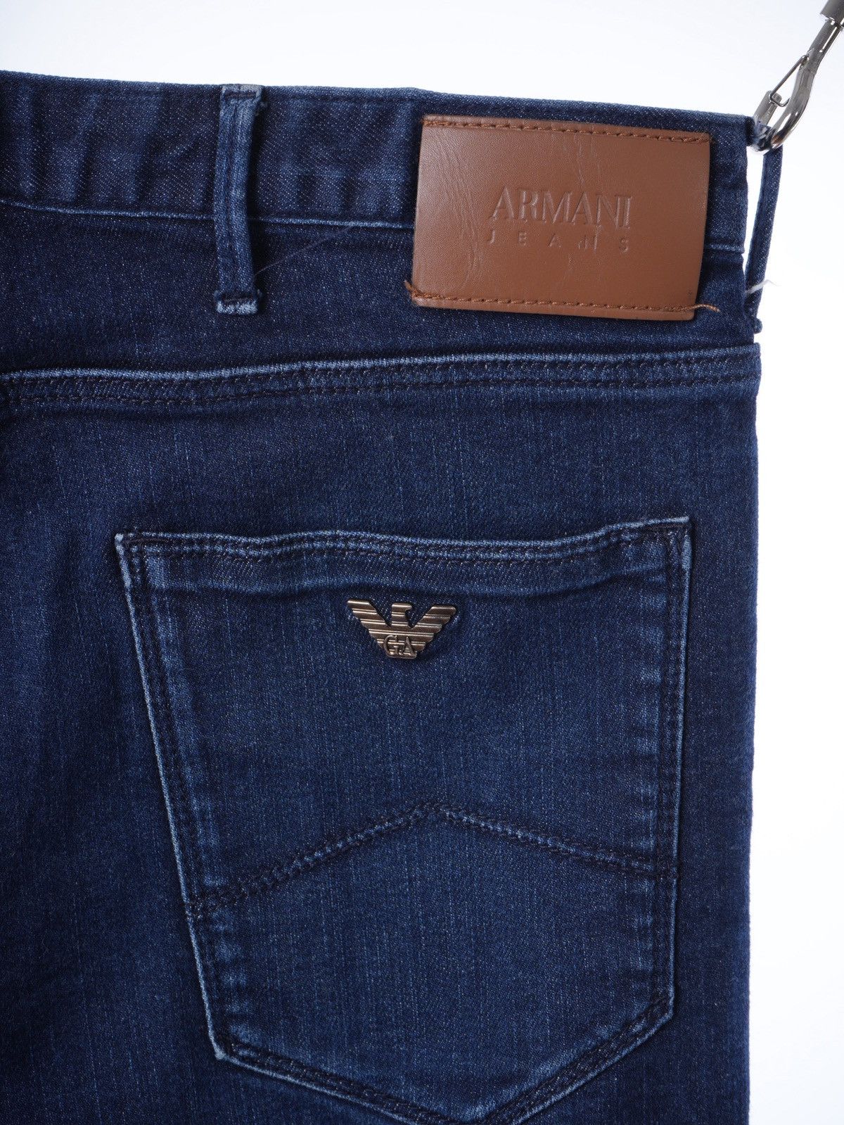 Armani Armani Jeans Metal Logo Blue Denim Slim fit w31 Size US 31 - 3 Thumbnail