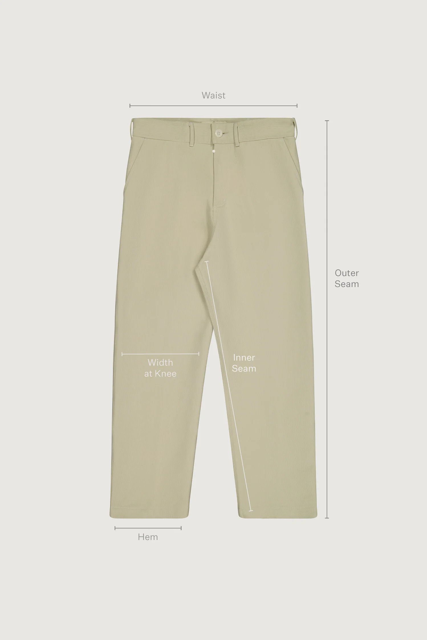Other 💚 Thom Morison Bedford Pant Cream Small NEW Size US 32 / EU 48 - 19 Thumbnail