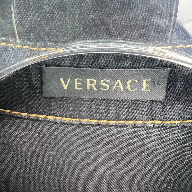 Versace Versace Washed denim embroidered fashion jacket Size US S / EU 44-46 / 1 - 3 Thumbnail