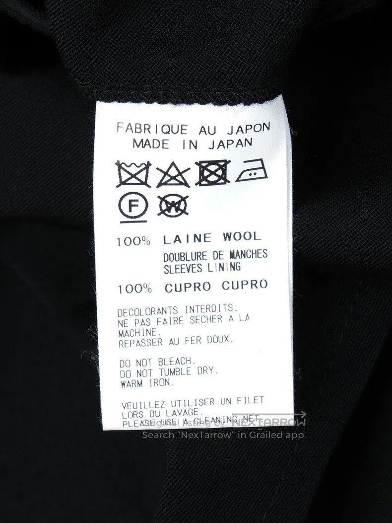 Yohji Yamamoto Yohji Yamamoto Mainline black wool coat Size US M / EU 48-50 / 2 - 8 Thumbnail