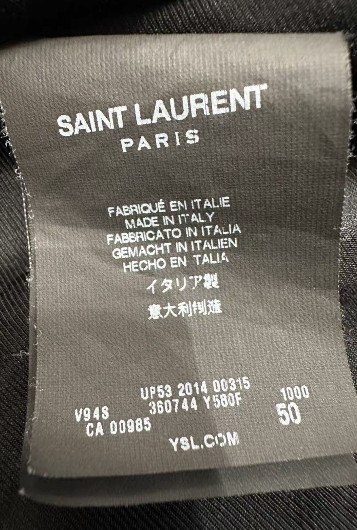 Saint Laurent Paris Saint Laurent SLP 2014FW Black Wool & Lambskin Jacket Size US M / EU 48-50 / 2 - 4 Thumbnail