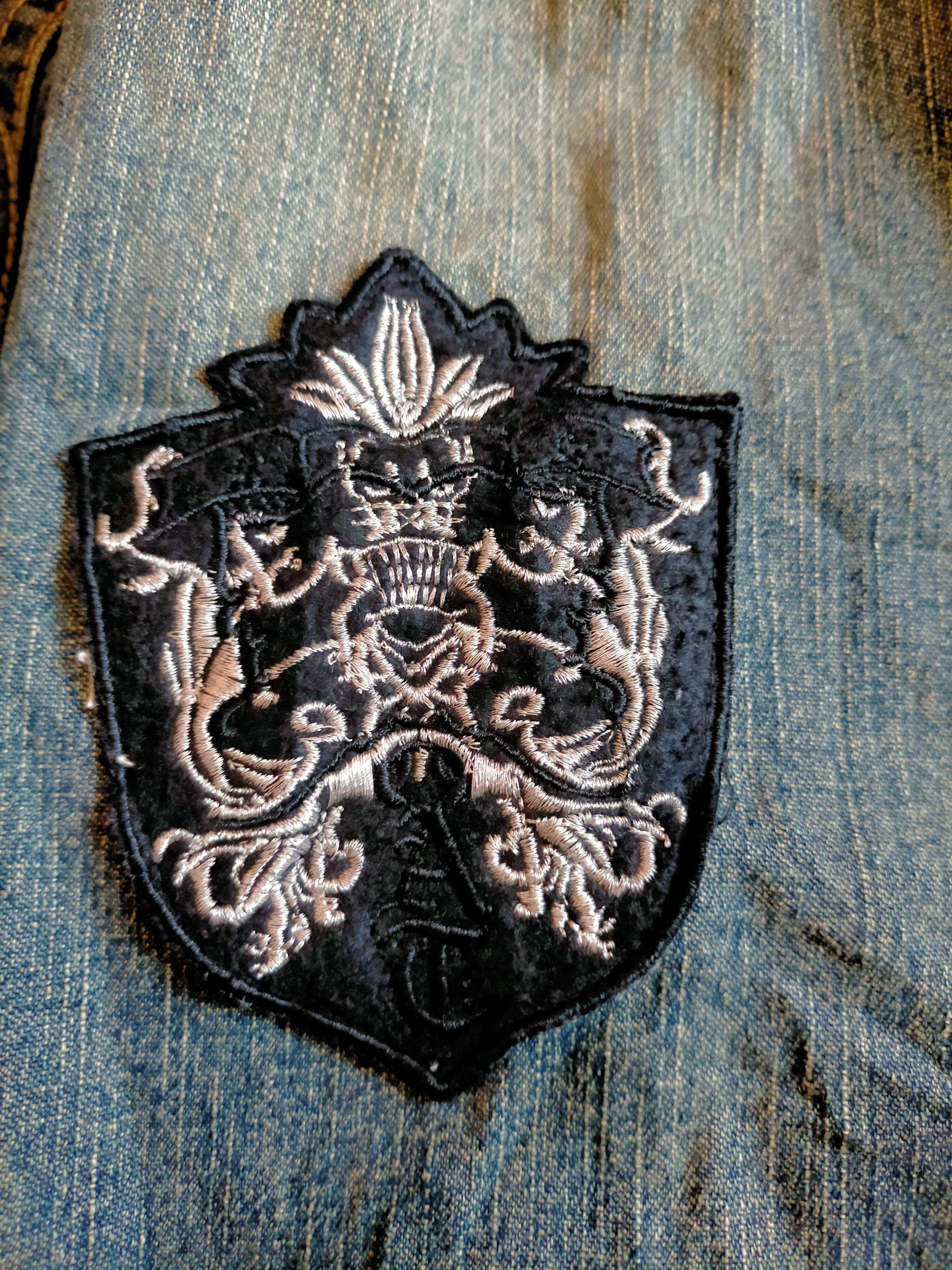 In The Attic In the Attic Denim Jacket Zipped Punk Style Size US L / EU 52-54 / 3 - 16 Thumbnail