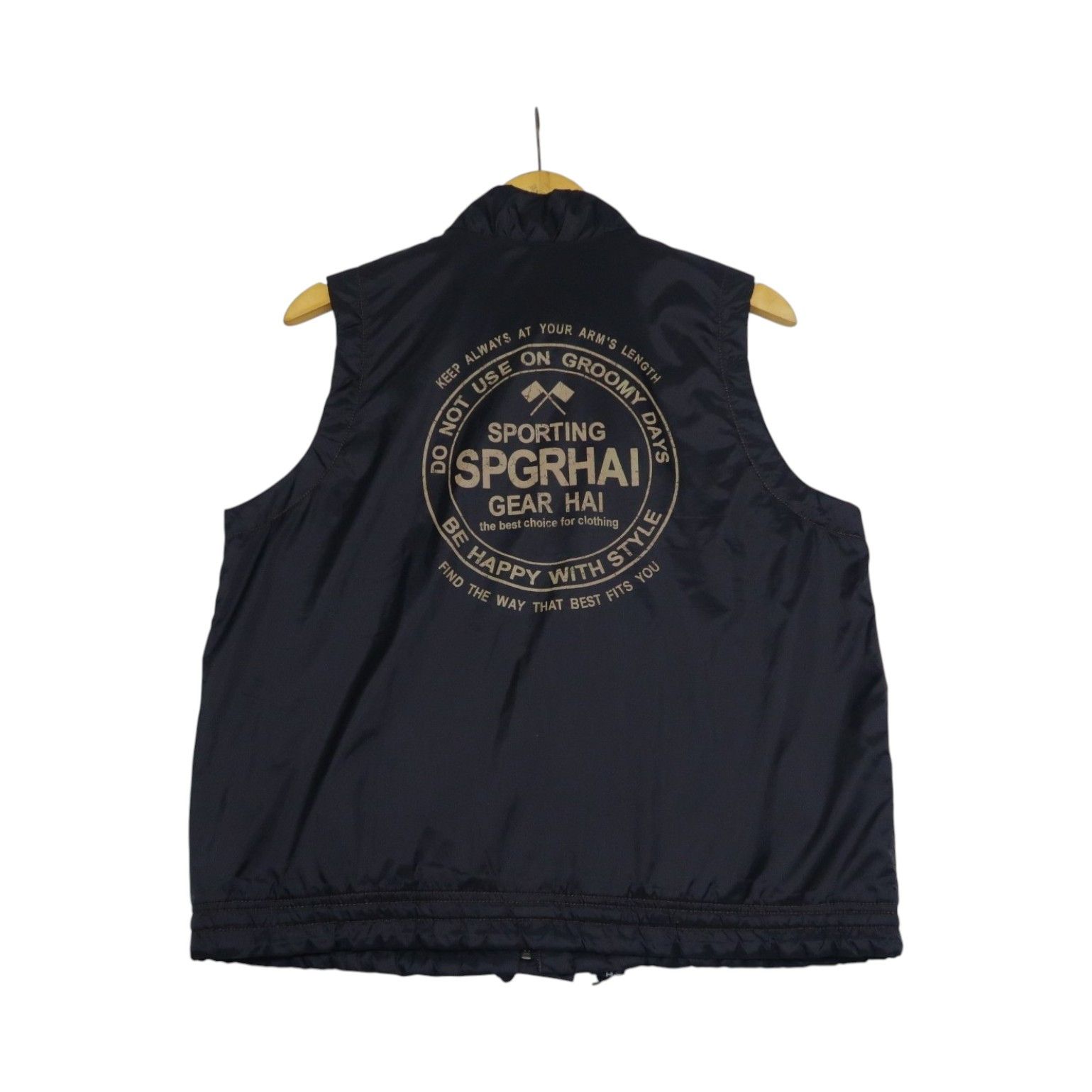 Hai Sporting Gear Vintage 90s Issey Miyake Hai Sporting Gear Big Logo Vest Size US M / EU 48-50 / 2 - 1 Thumbnail