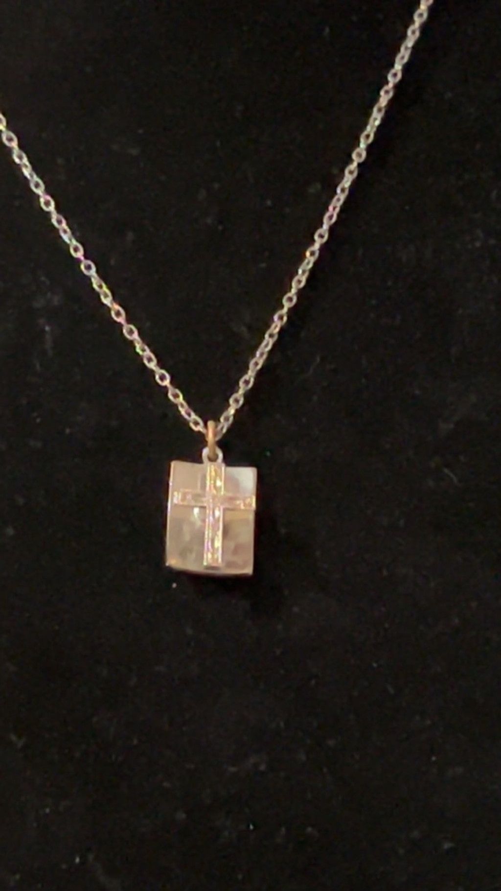 The Unbranded Brand Women's Unbranded Silver Gold Cross Pendant Necklace One Siz Size ONE SIZE - 1 Thumbnail