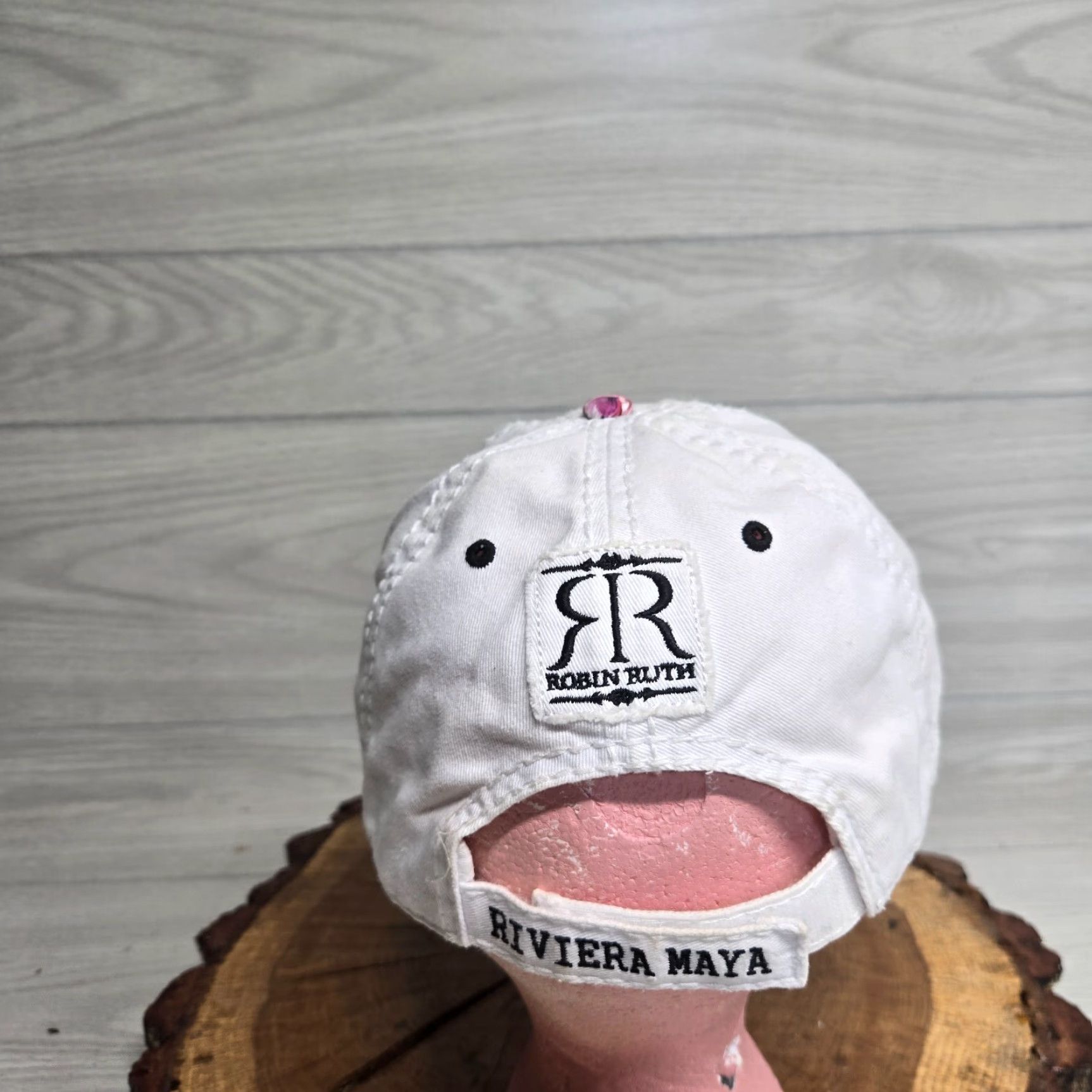 Vintage Riviera Maya ORIGINAL EST 1970 Hat Cap Adjustable StrapBack Caribbean Side Size ONE SIZE - 4 Thumbnail
