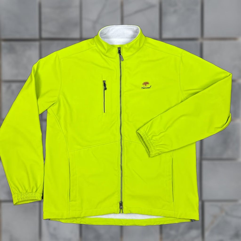 Peter Millar Peter Millar Jacket Mens Large Neon Green Crown Sport Windstopper Golf Range Size US L / EU 52-54 / 3 - 1 Thumbnail