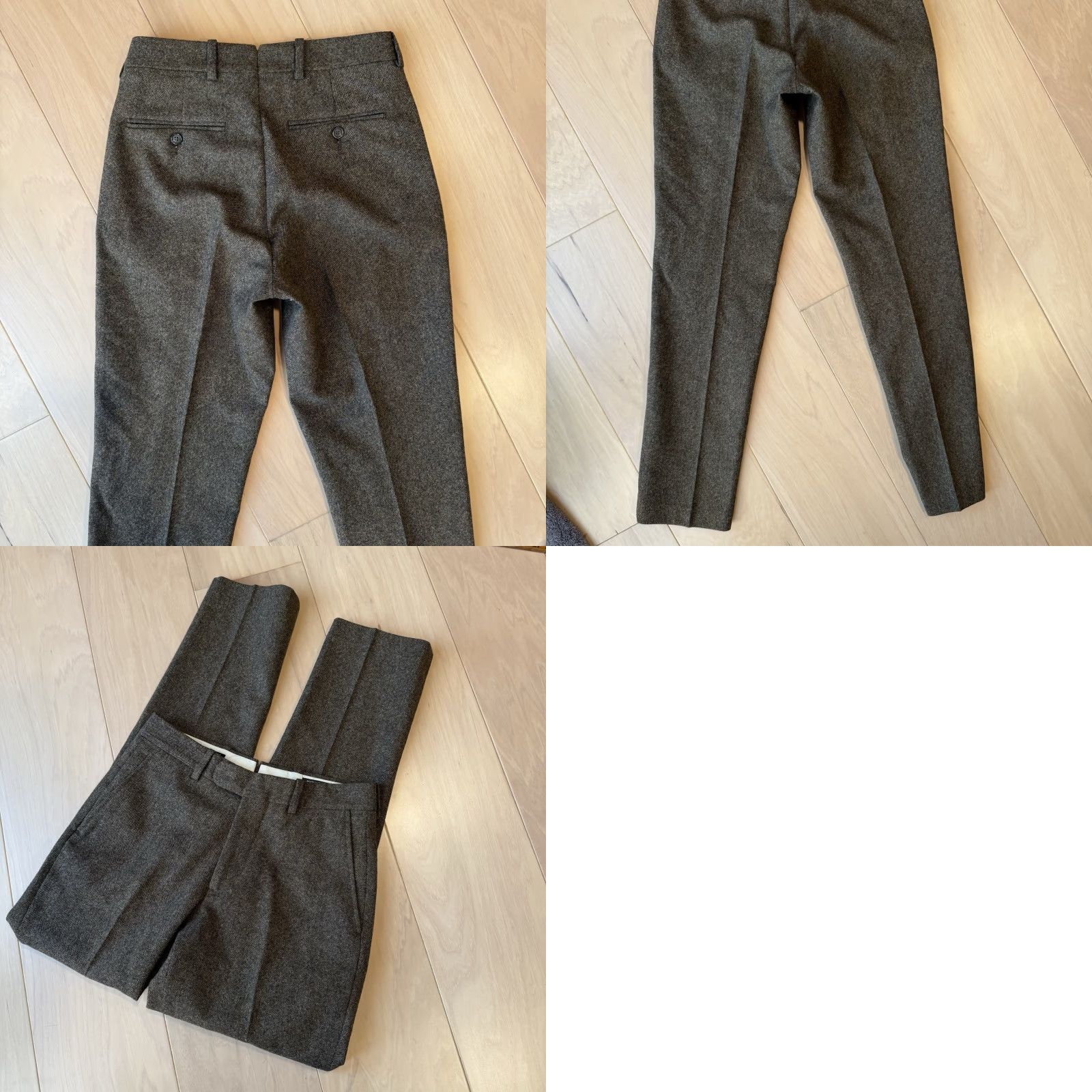 Epaulet VINTAGE Epaulet Wool Pants 27 Brown Made in USA Brooklyn NYC Dress Minimalist Size US 27 - 8 Thumbnail