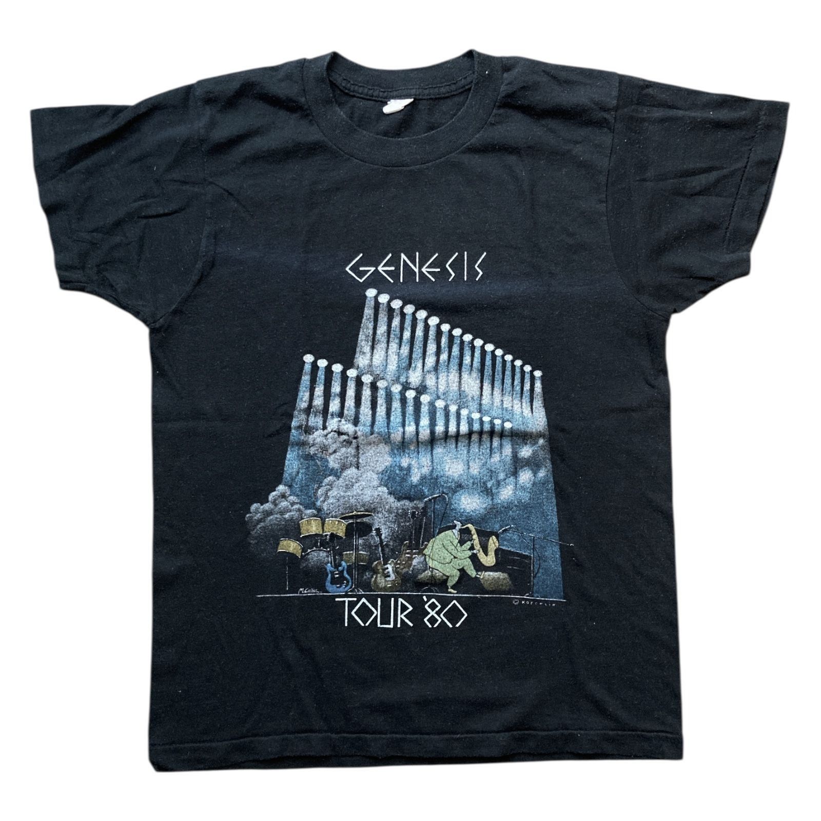 Other Genesis 1980 Tour Black Single Stitch Vintage T-Shirt With C Size US M / EU 48-50 / 2 - 1 Thumbnail