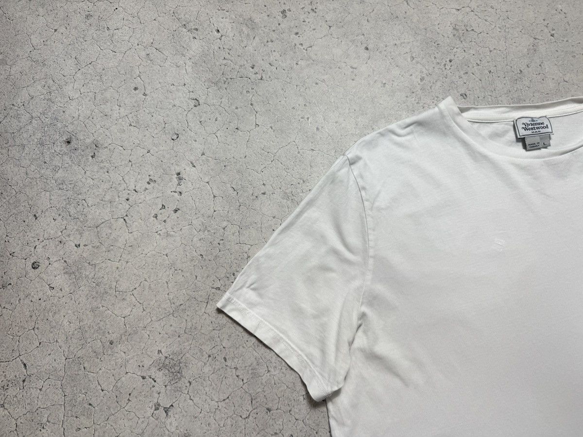 Vivienne Westwood Vivienne Westwood Luxury White T-Shirt Size US L / EU 52-54 / 3 - 3 Thumbnail