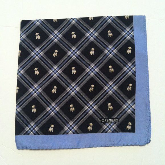 Daniel Cremieux DANIEL CREMIEUX MENS NEW 100%SILK POCKET SQUARE 16" X 16" Size ONE SIZE - 2 Thumbnail