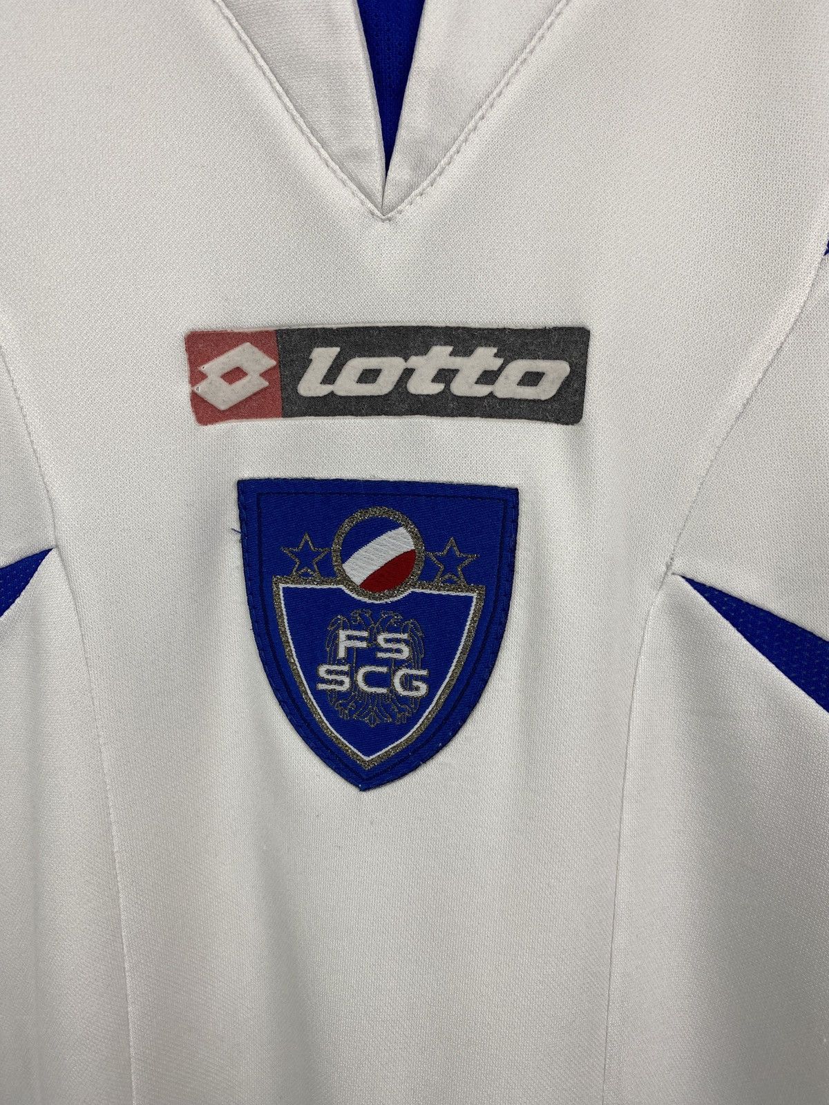 Lotto Sport Vintage 2006 Yugoslavia Lotto Jersey Soccer T-Shirt Rare Y2K Size US M / EU 48-50 / 2 - 4 Thumbnail