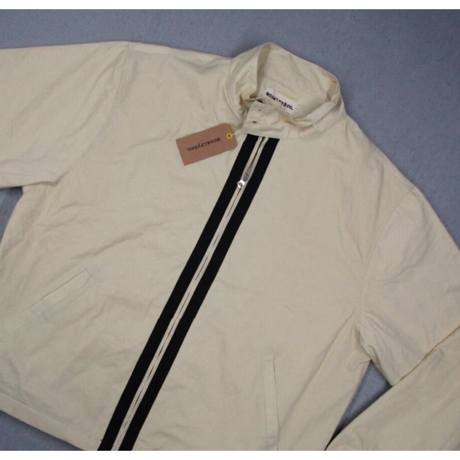 Mark McNairy Mark McNairy Co Mens Full Zip Bomber Jacket Yellow Cotton Blend XL Size US XL / EU 56 / 4 - 2 Thumbnail