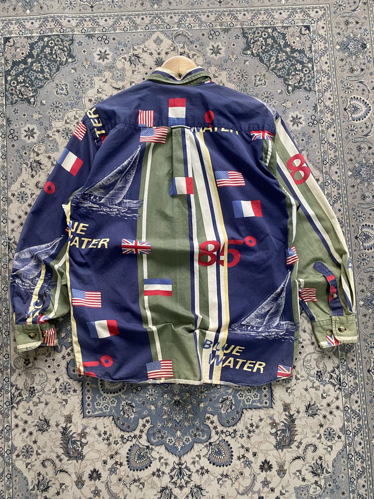 Polo Ralph Lauren RARE VINTAGE NAUTICA SAILOR USA UK FLAG 90s Size US S / EU 44-46 / 1 - 9 Thumbnail