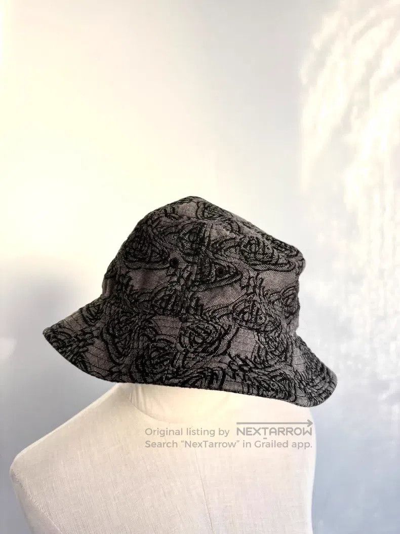 Vivienne Westwood Vivienne Westwood Full Print Large Saturn Fisherman's Hat Size ONE SIZE - 2 Thumbnail