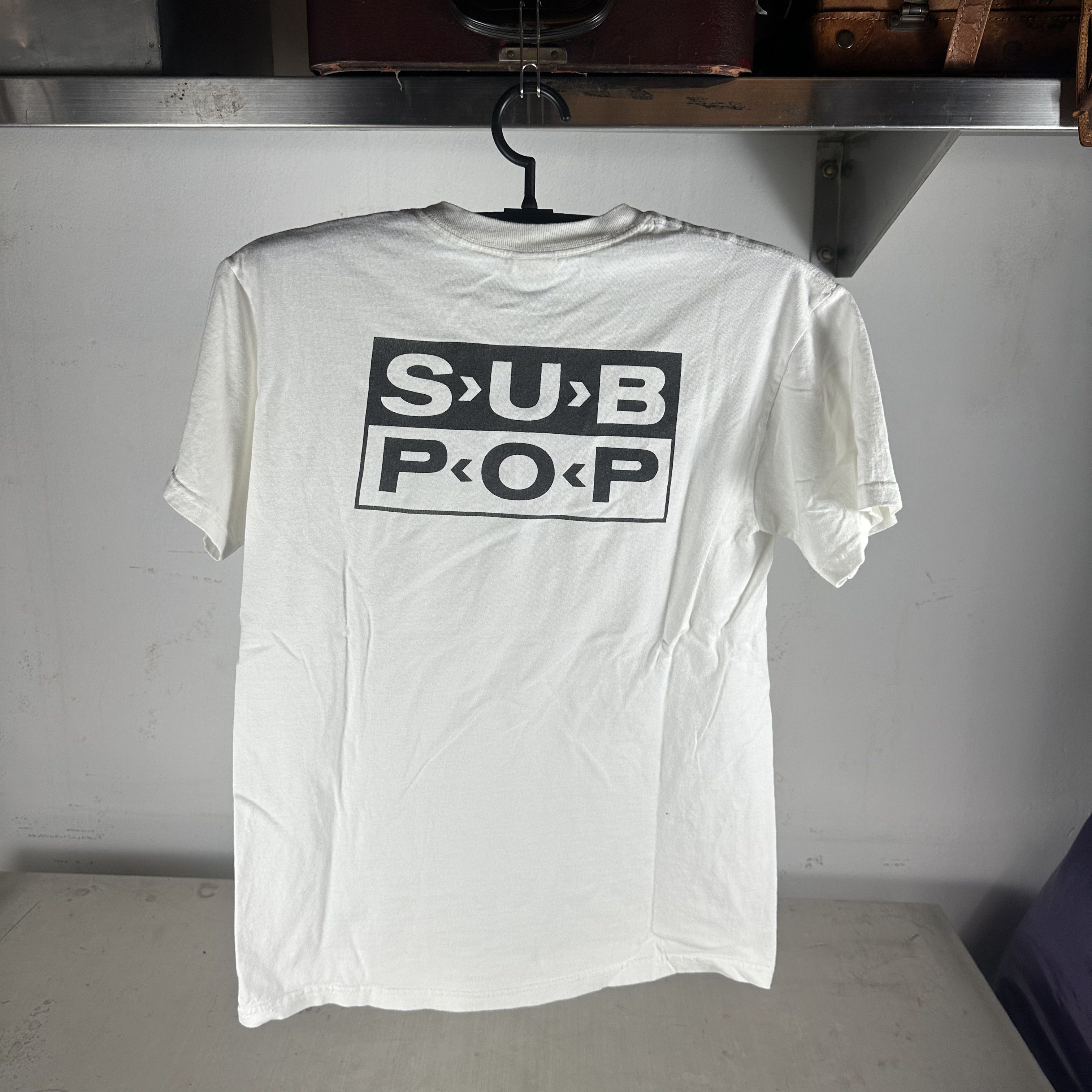 Vintage ​Vintage 2000s Sub Pop No Comment Record Label T-shirt Size US M / EU 48-50 / 2 - 3 Thumbnail
