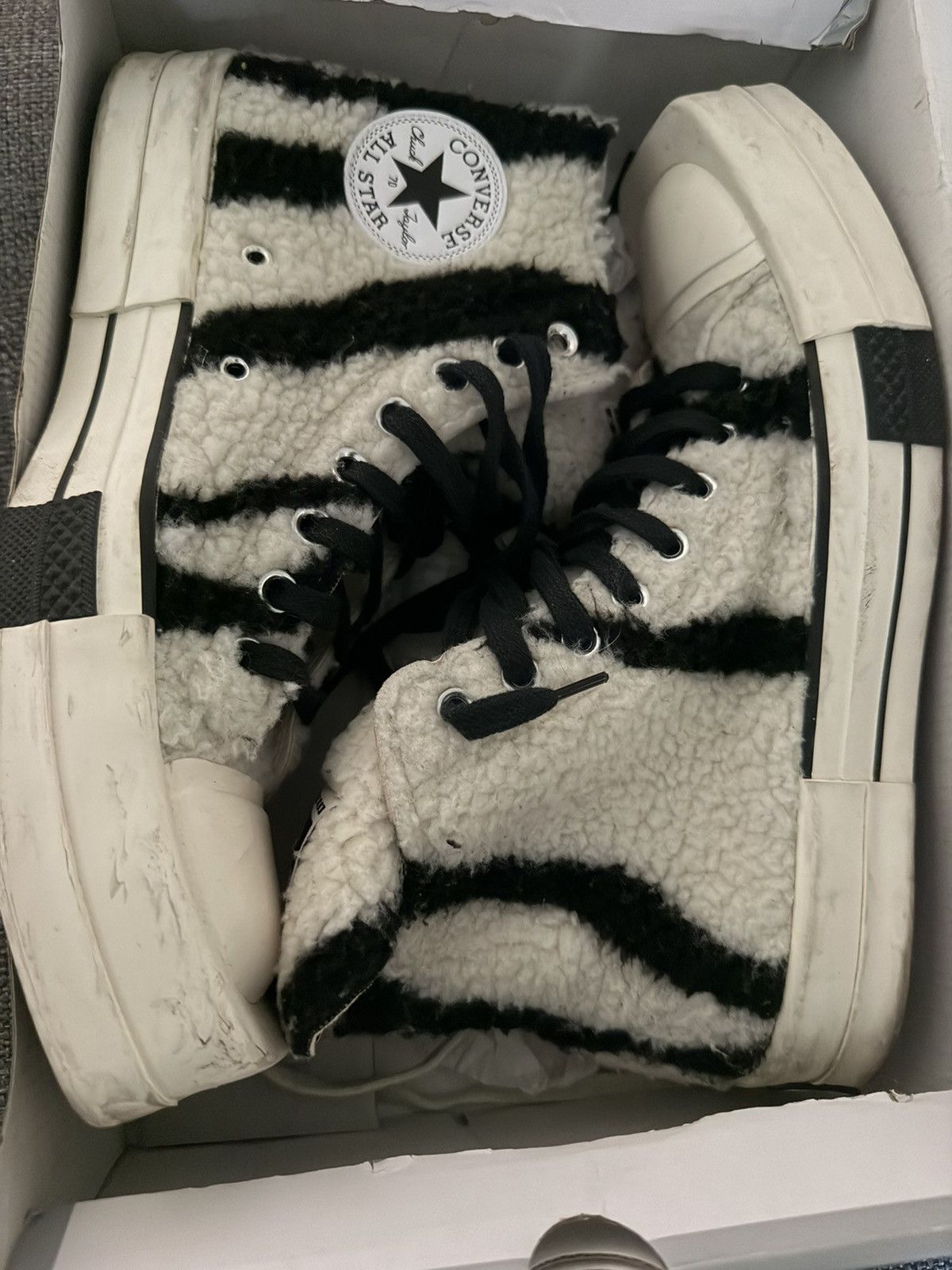 Converse × Rick Owens Drkshdw Rick owns x Converse Turbodrk sneakers Size US 8.5 / EU 41-42 - 1 Thumbnail