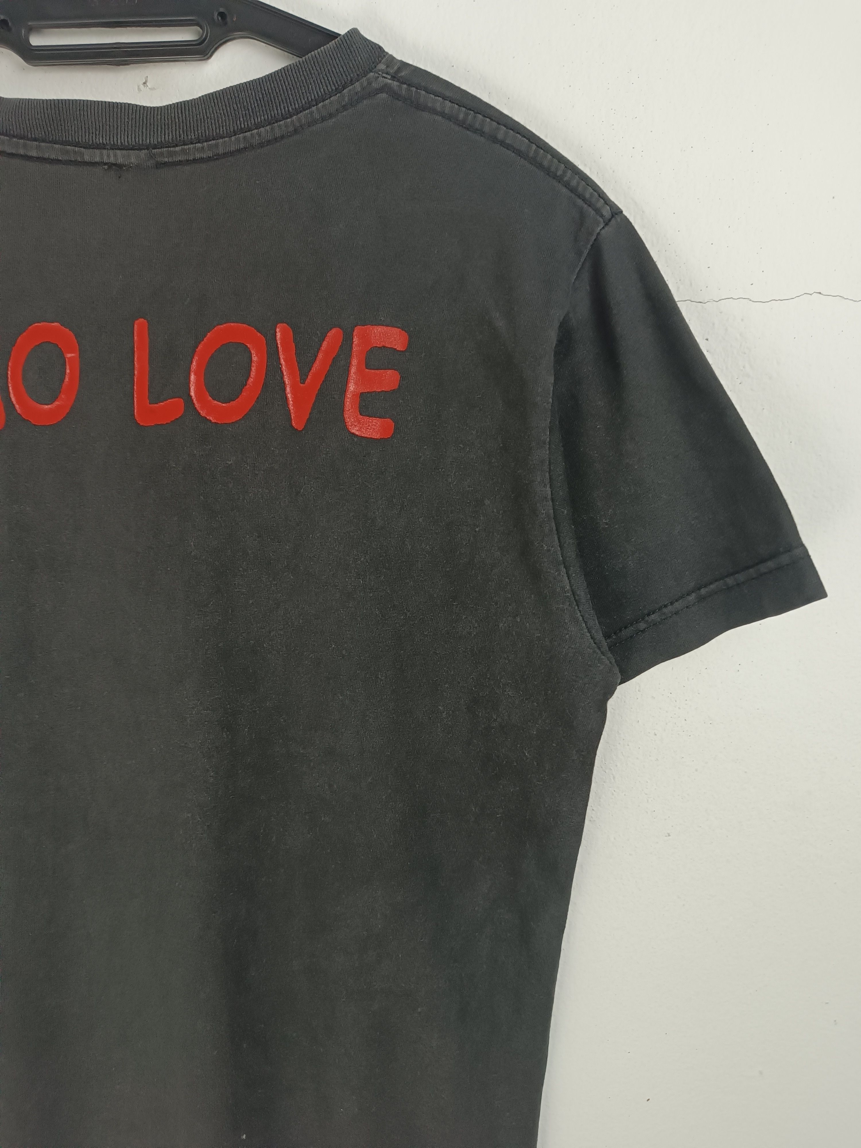 Vintage FADED VINTAGE Y2K EMO LOVE ❤️TEE PUNK GOTH MCR RARE Size US S / EU 44-46 / 1 - 11 Thumbnail