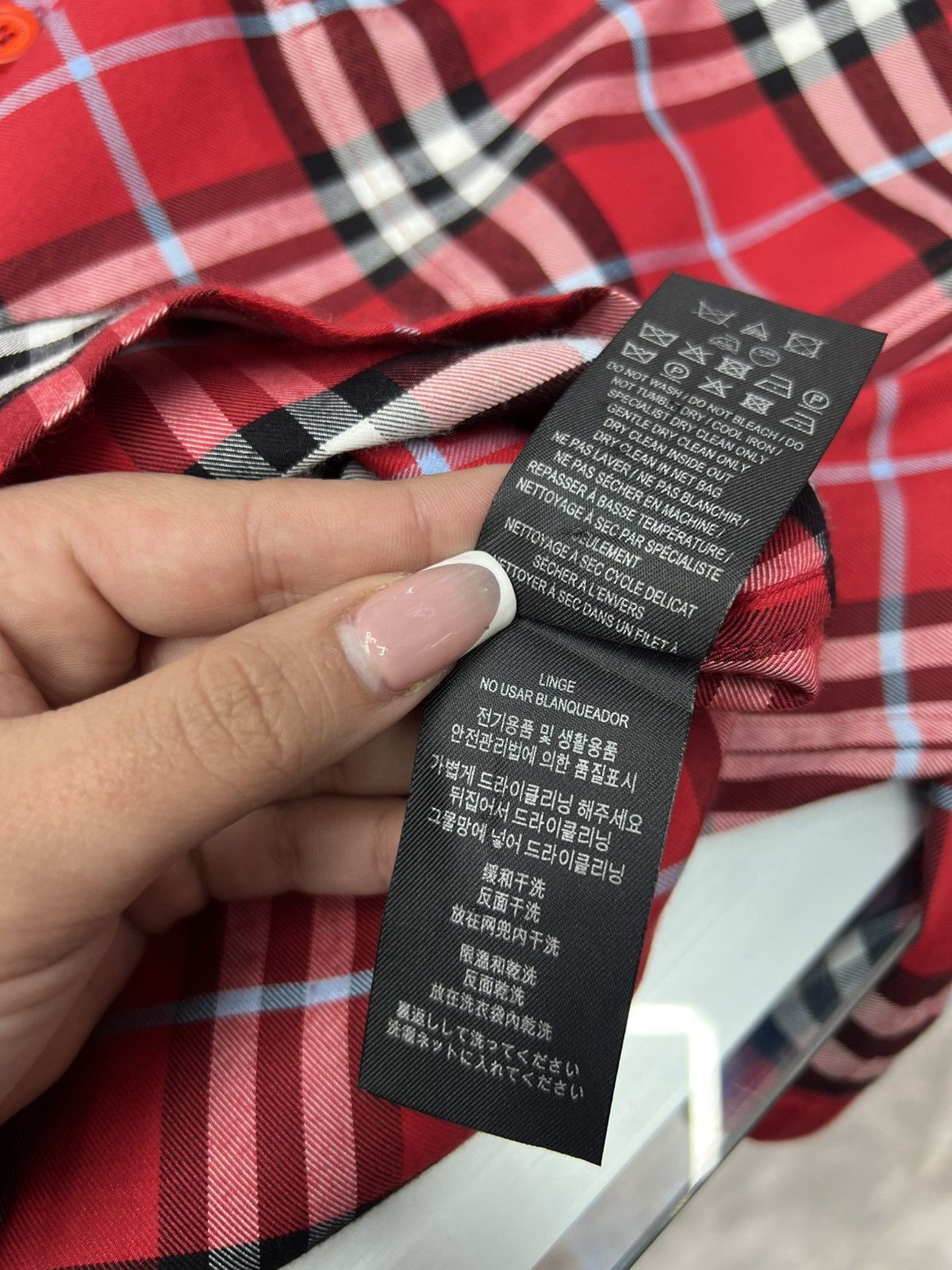 Burberry Burberry Red Stripe Button Up Tee Size US S / EU 44-46 / 1 - 9 Thumbnail