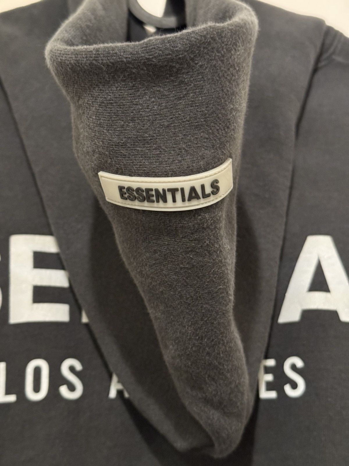Fear of God 🔥Fear of God Essentials LOS ANGELES 3M Boxy Hoodie SZ Small Size US S / EU 44-46 / 1 - 8 Thumbnail