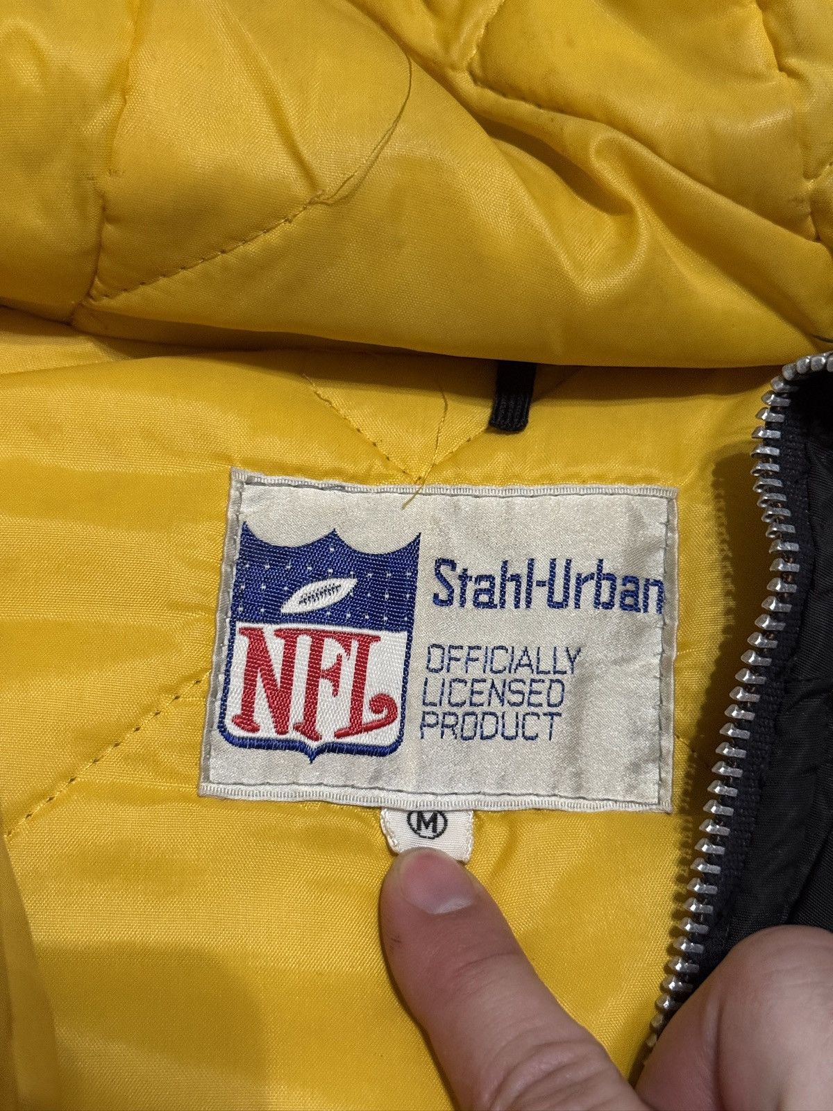 Vintage Vintage 70s Pittsburgh Steelers Retro Talon Zip Jacket Size US M / EU 48-50 / 2 - 3 Thumbnail