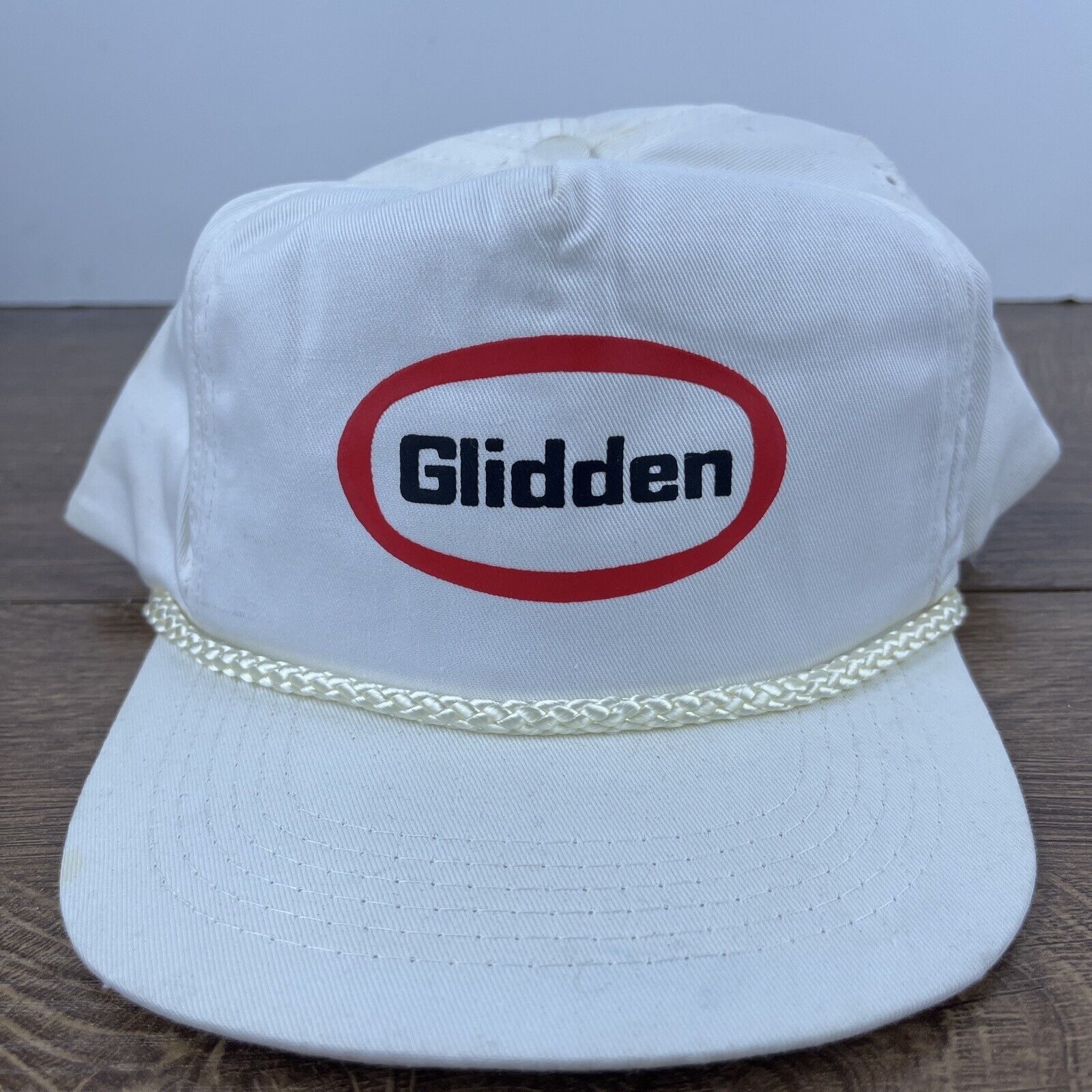Other Glidden Hat Snapback White Adjustable Hat Adult Size Hat Whi Size ONE SIZE - 2 Thumbnail