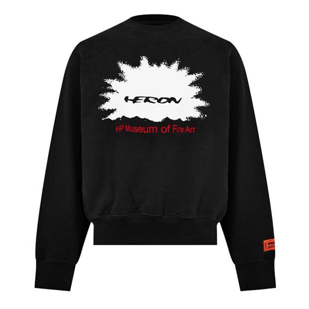 o1g2r1mq0524 Museum Crewneck Sweatshirt in Multicolor