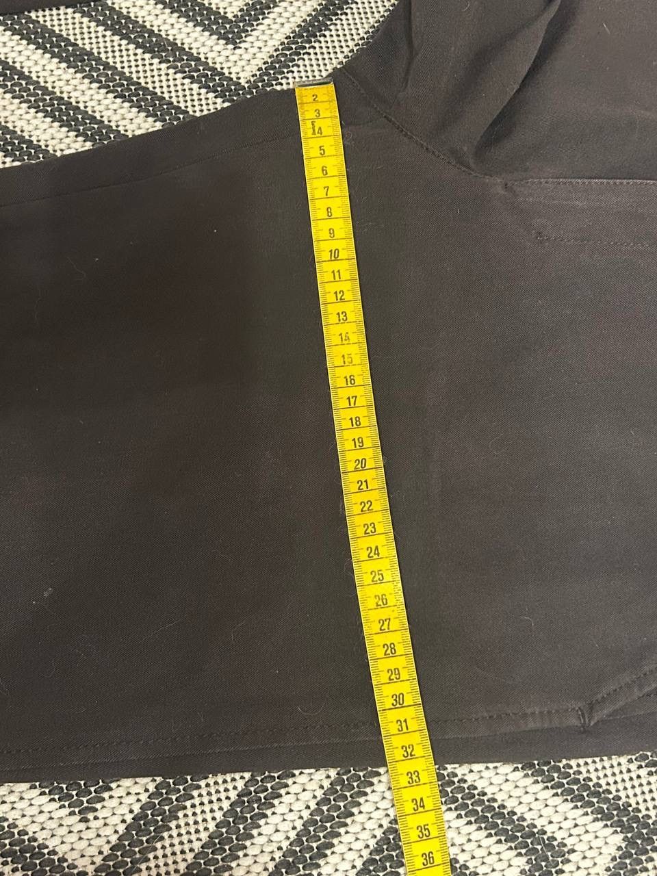 Prada Technical Red Tab Trousers nylon pants black w32
