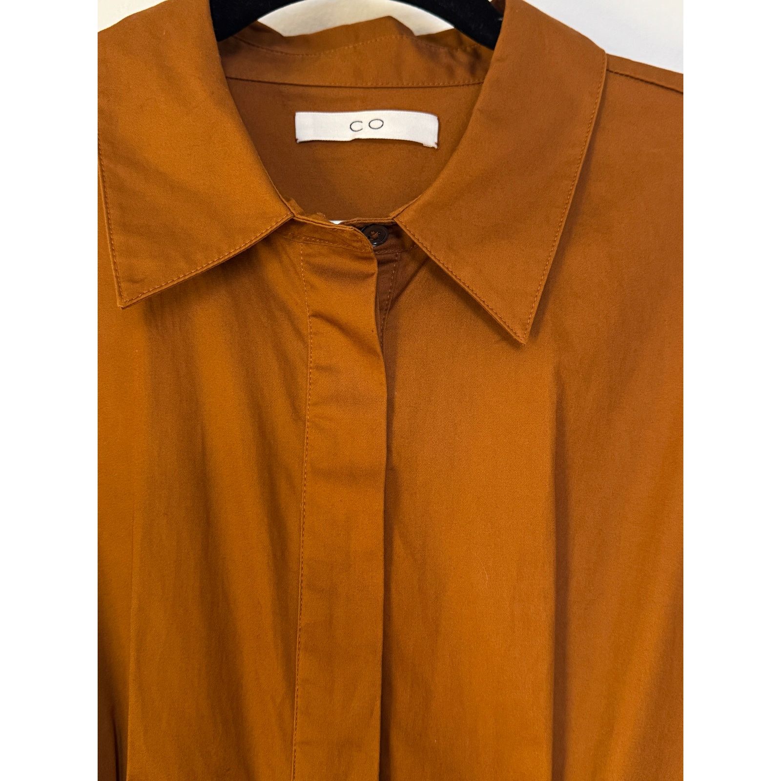 CO Co Pleated Cotton Midi Dress Size M / US 6-8 / IT 42-44 - 3 Thumbnail