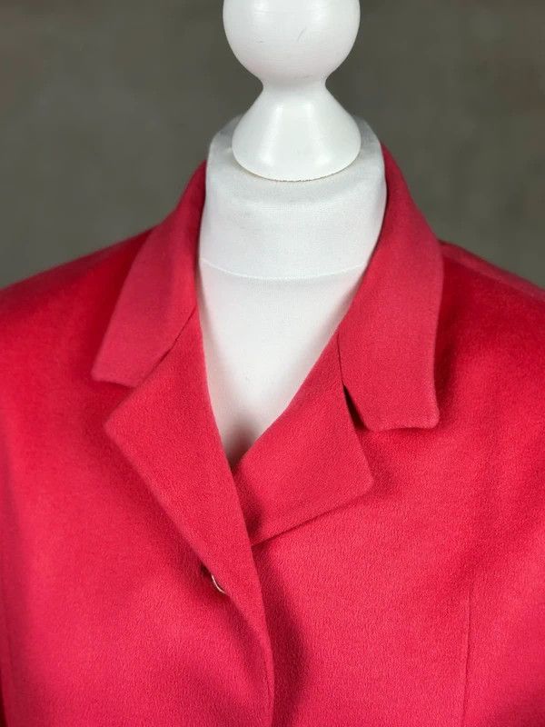 Red Cashmere & Silk Blazer by Jil Sander – AW09 Collection