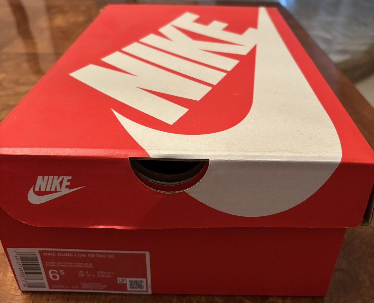 Nike Nike Dunk Low SE 'Sashiko - Industrial Blue' Size US 6.5 / EU 39-40 - 9 Thumbnail