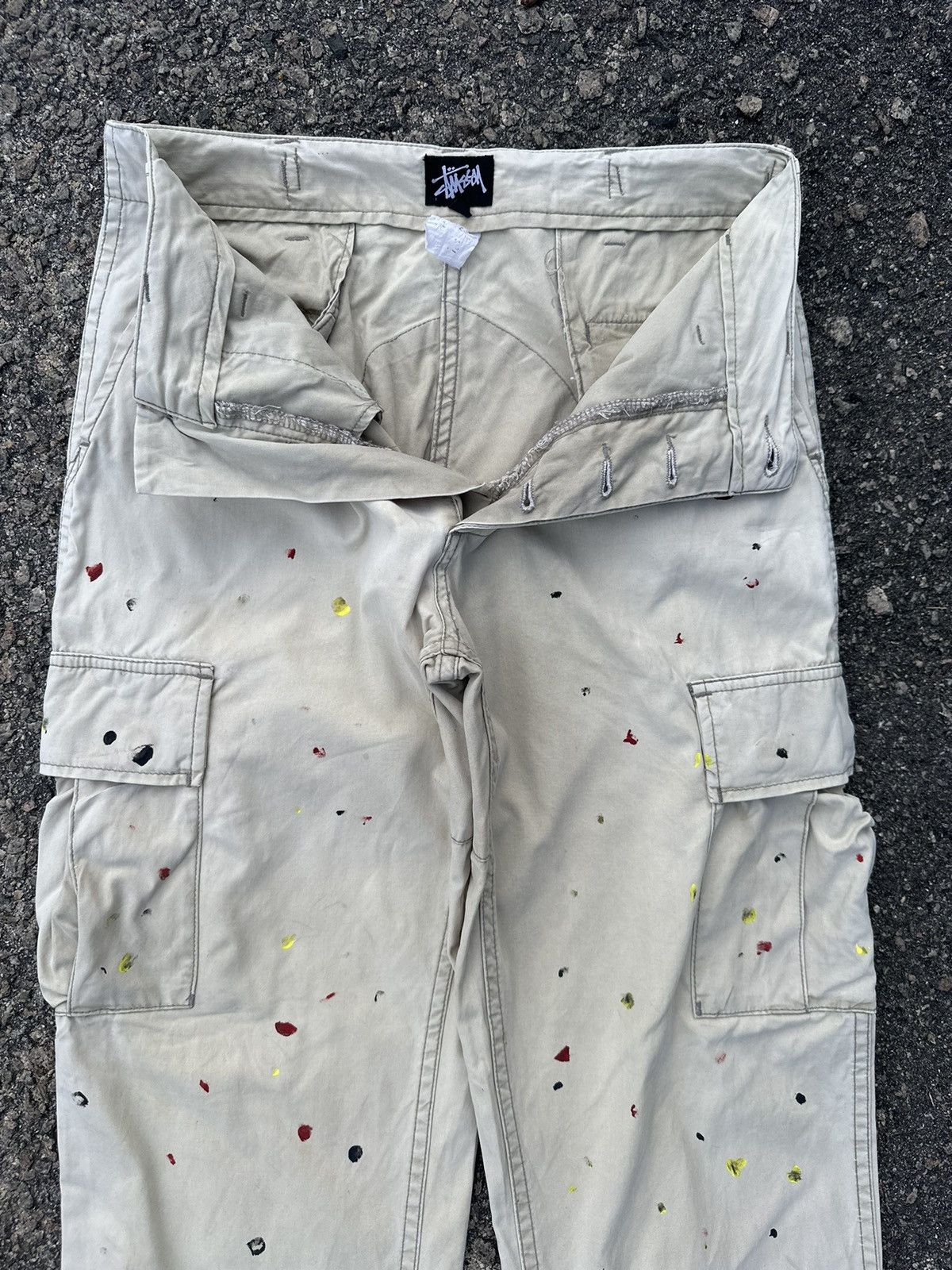 Stussy 💥JUST DROPPED💥 CARGO PANT STUSSY MULTIPOCKET PAINTED STYLE Size US 29 - 9 Thumbnail