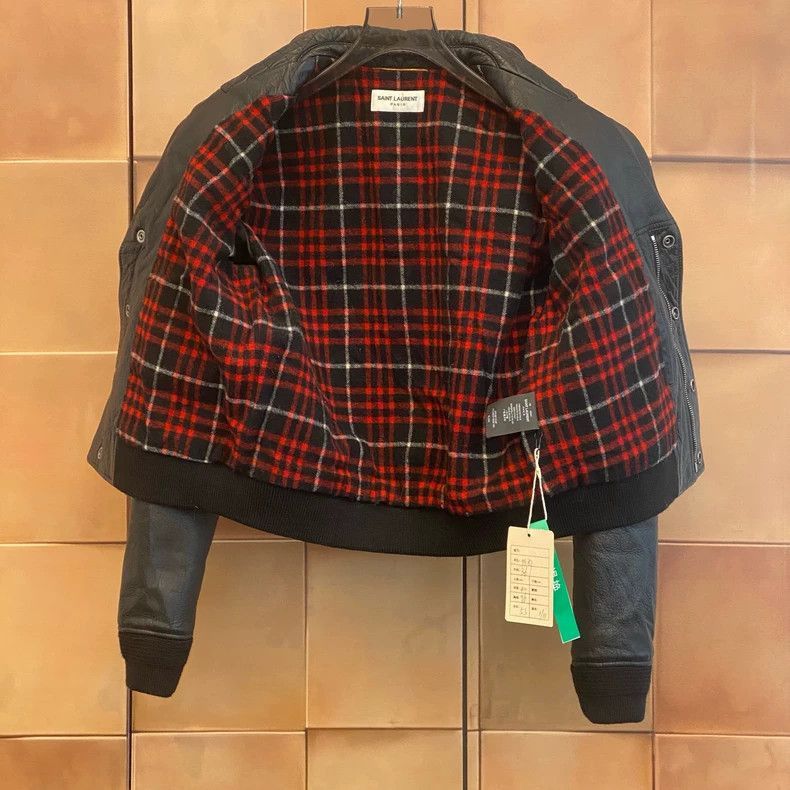 Saint Laurent Paris Saint Laurent Paris Black Leather Jacket- Size XS / US 0-2 / IT 36-38 - 3 Thumbnail