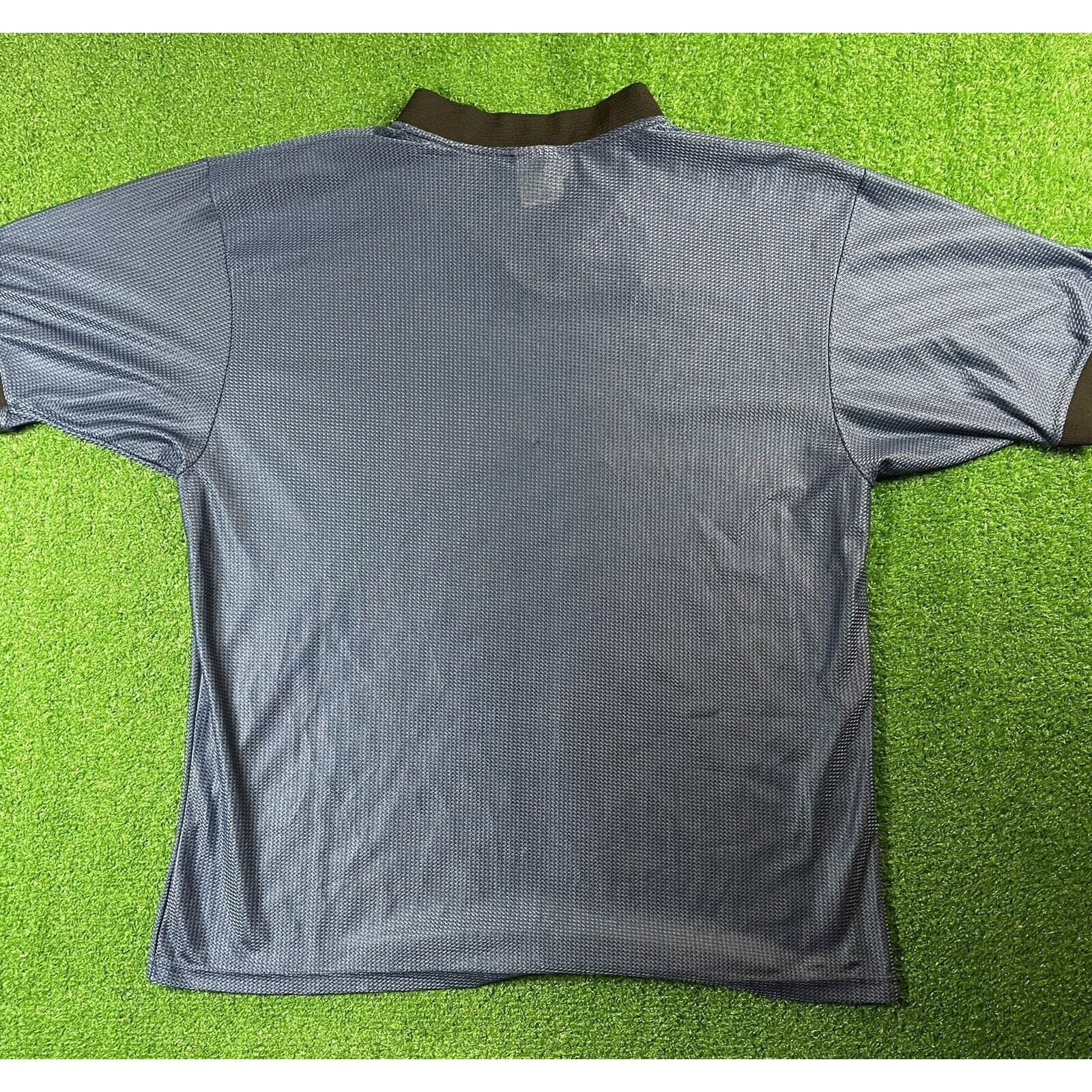 Adidas NWT Vintage Adidas Soccer Medium Mesh Jersey Shirt Blue Size US M / EU 48-50 / 2 - 4 Thumbnail
